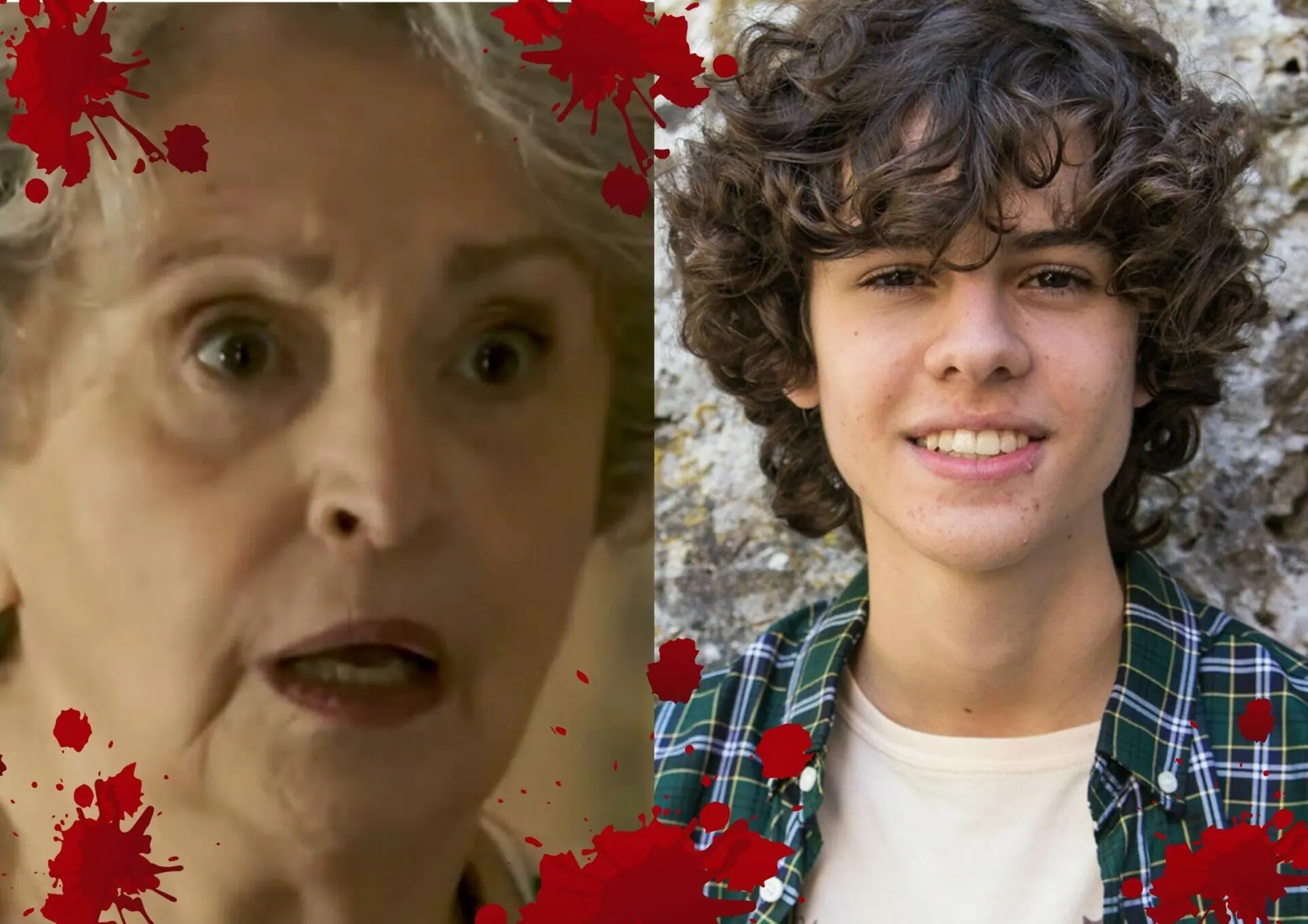 Tia Cotinha (Ana Lúcia Torre) e Rudá (Guilherme Cabral) em Travessia