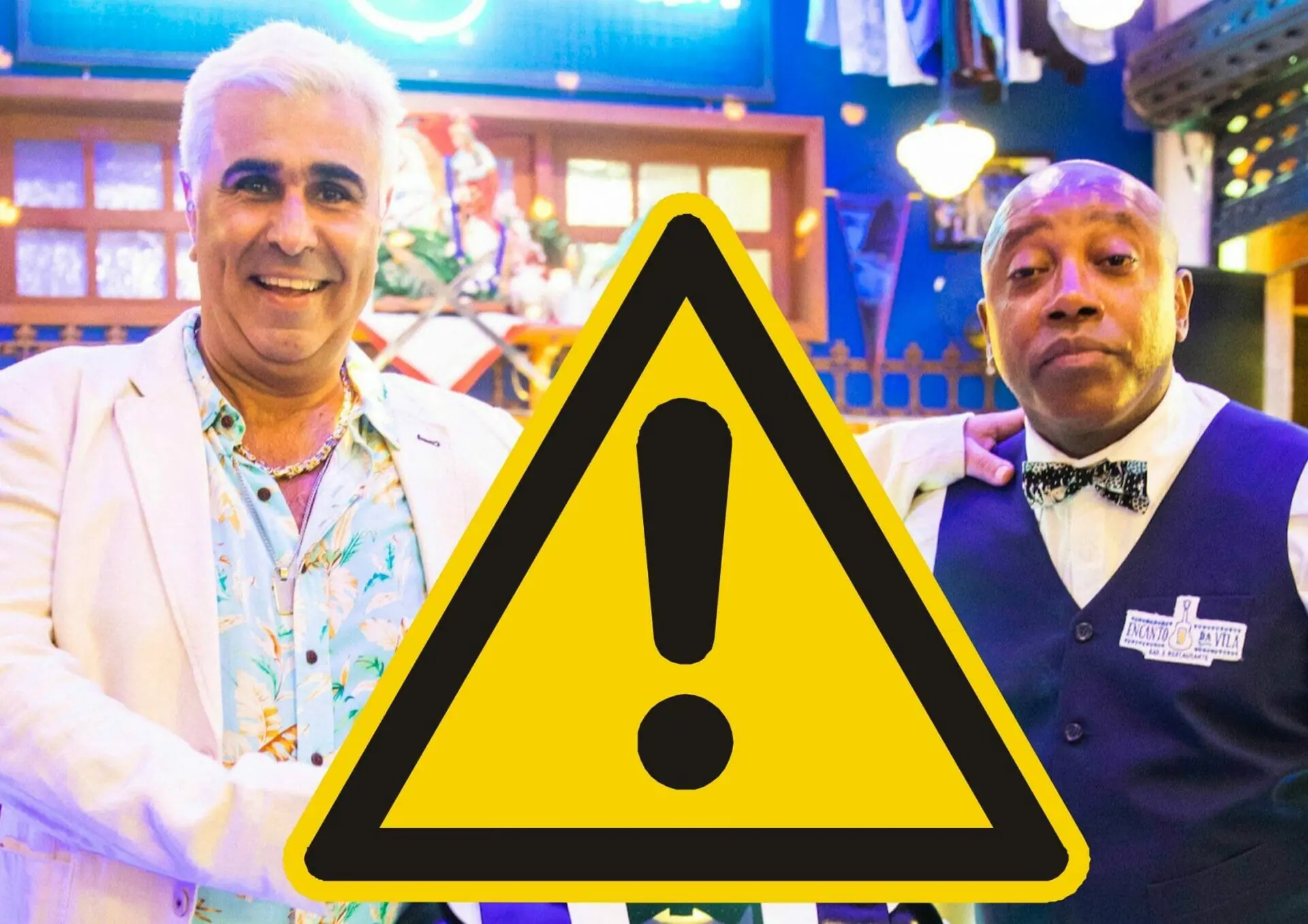 Nunes (Orã Figueiredo) e Joel (Nando Cunha) em Travessia