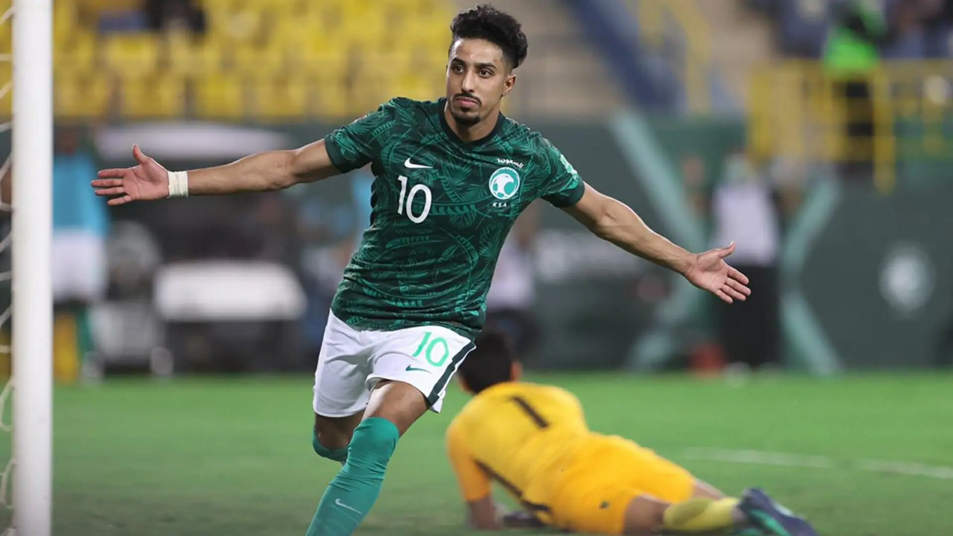 Time da Arábia Saudita em campo
