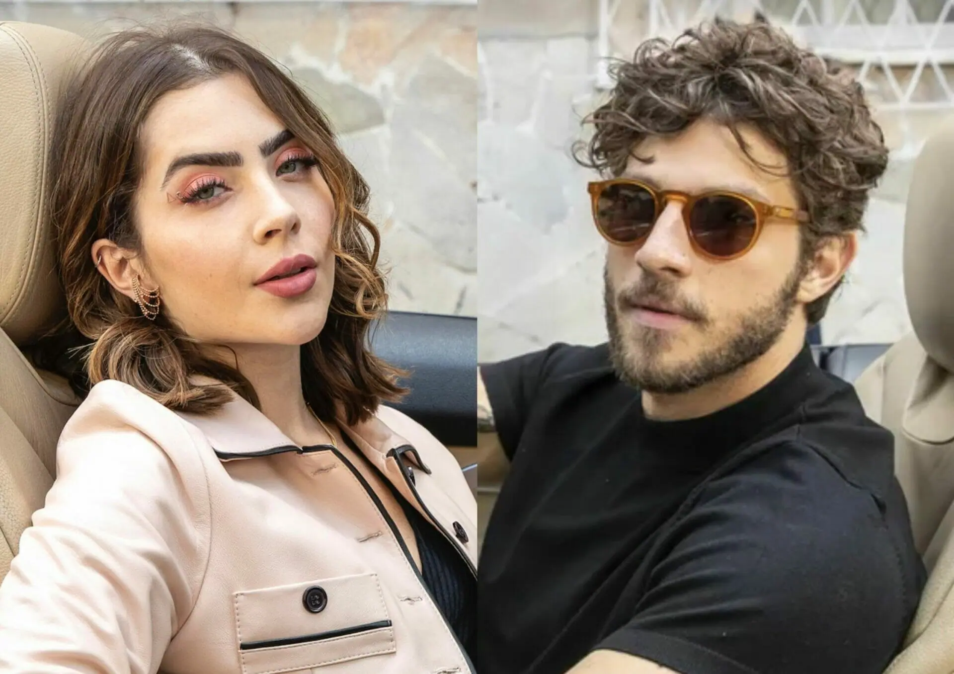 Ari (Chay Suede) e Chiara (Jade Picon) em Travessia