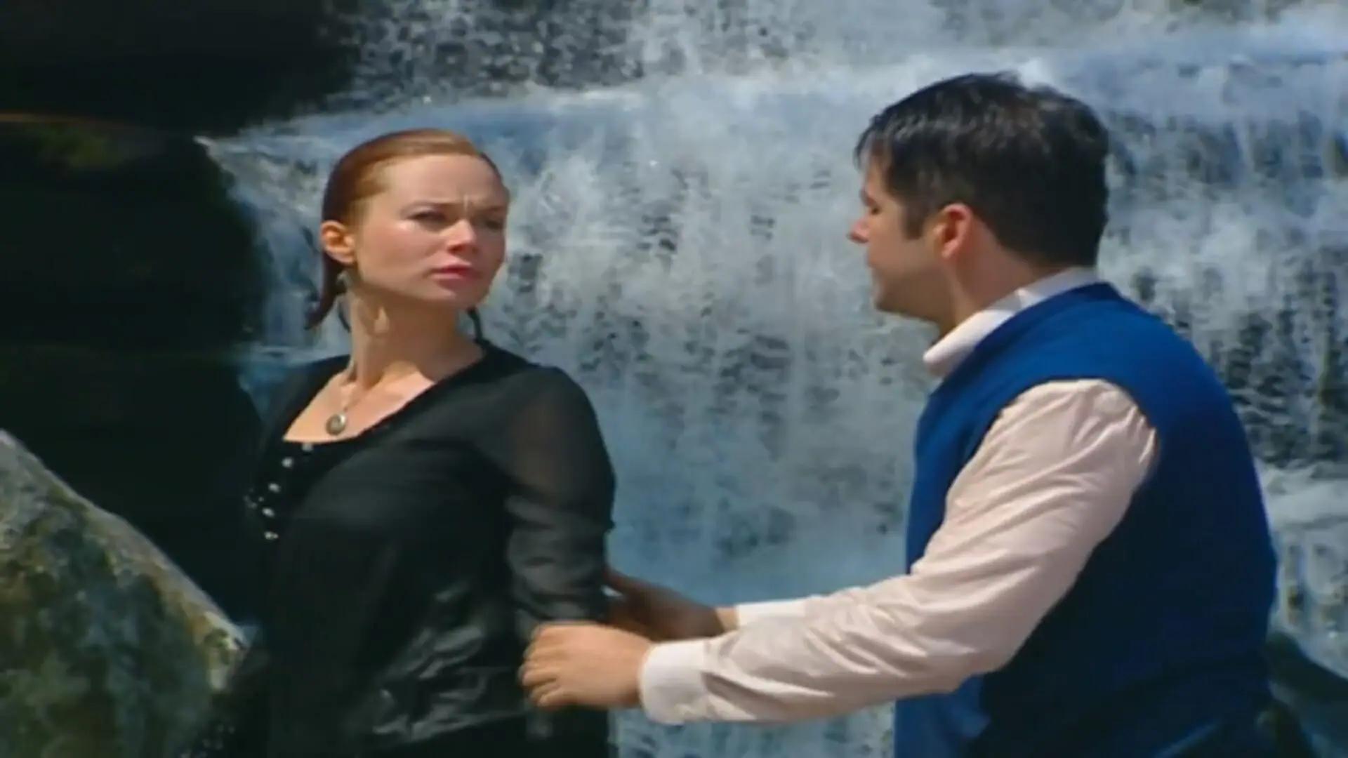 Ana Francisca (Mariana Ximenes) e Danilo (Murilo Benício) de Chocolate com Pimenta
