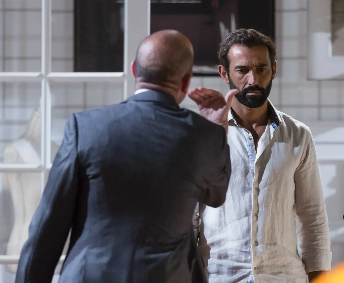 Artur (Rúben Gomes) e Vitorino (Joaquim Horta) em Valor da Vida