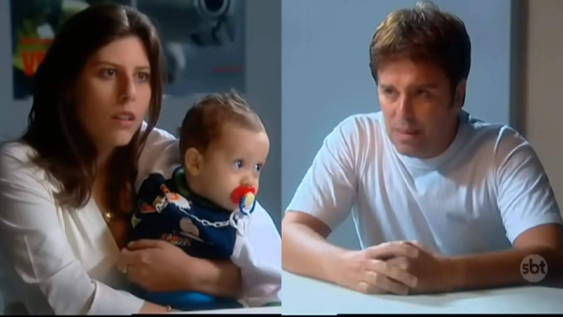 Beatriz (Vanessa Goulart) e Aurélio (Ernando Tiago) de Maria Esperança