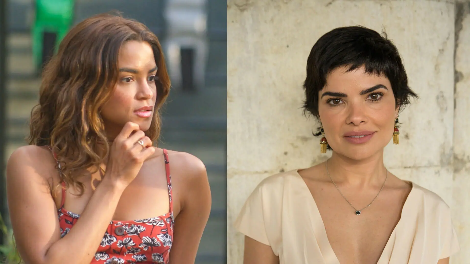 Brisa (Lucy Alves) e Leonor (Vanessa Giácomo)