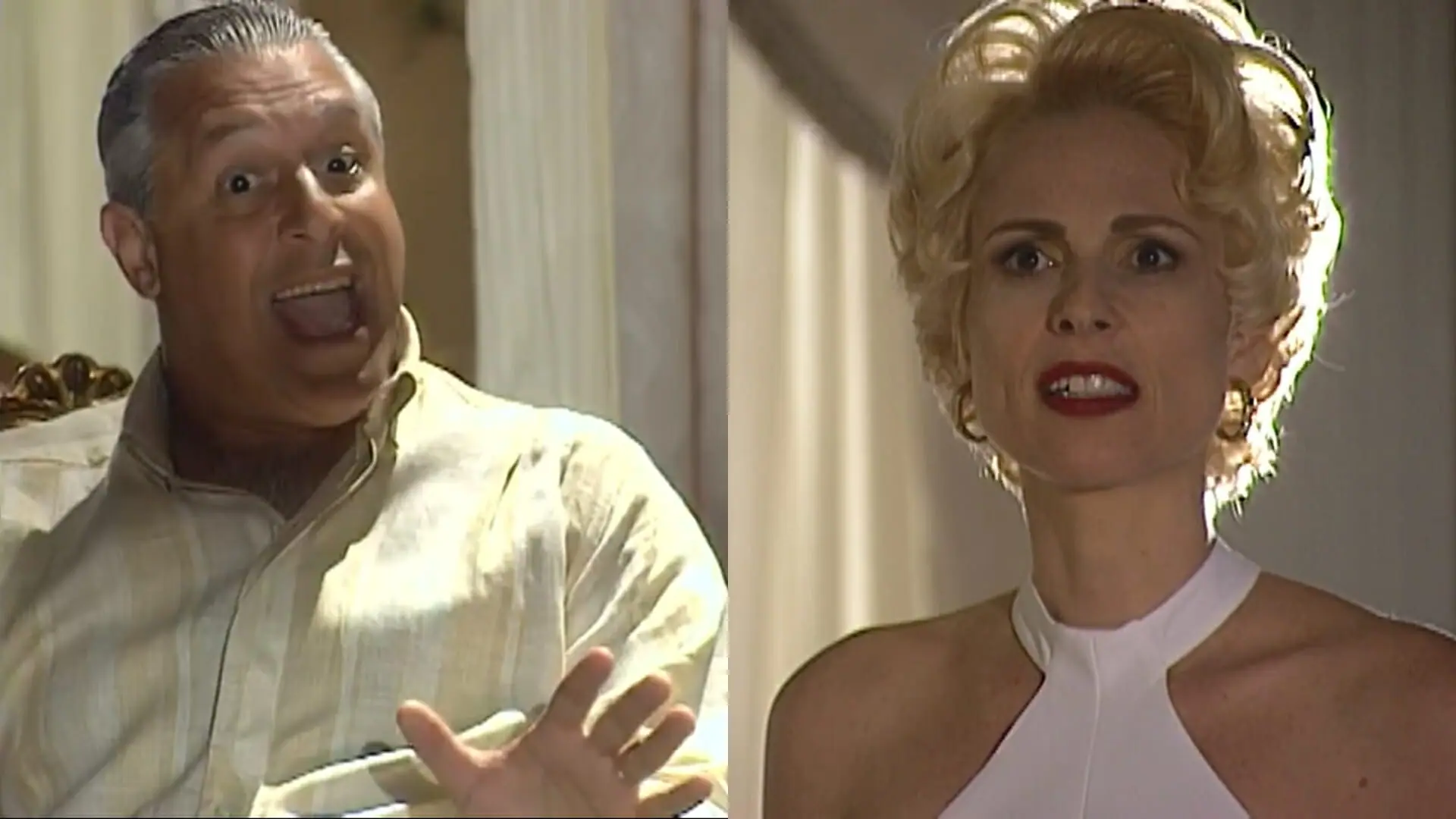 Bruno (Antonio Fagundes) e Léia (Silvia Pfeiffer) de O Rei do Gado