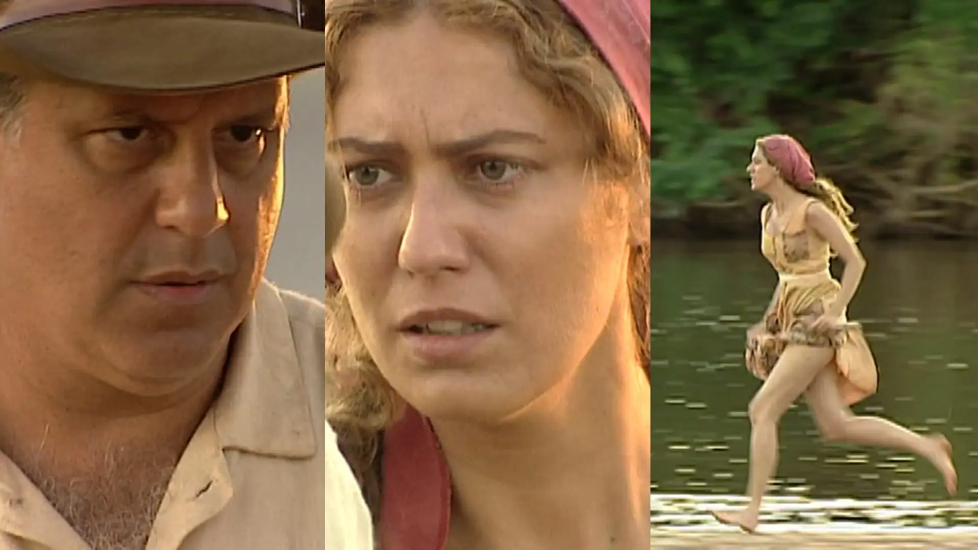 Bruno (Antonio Fagundes) e Luana (Patrícia Pillar) de O Rei do Gado