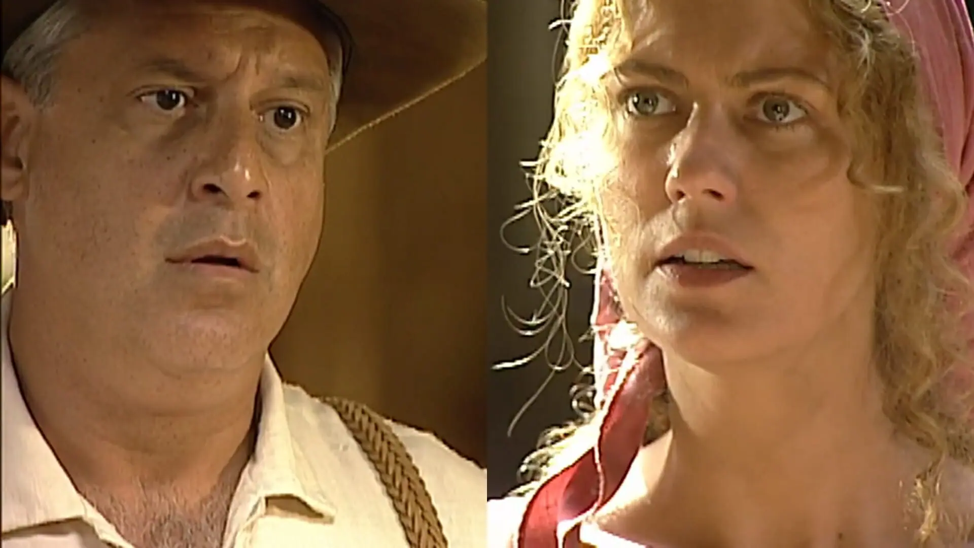 Bruno (Antonio Fagundes) e Luana (Patrícia Pillar) de O Rei do Gado