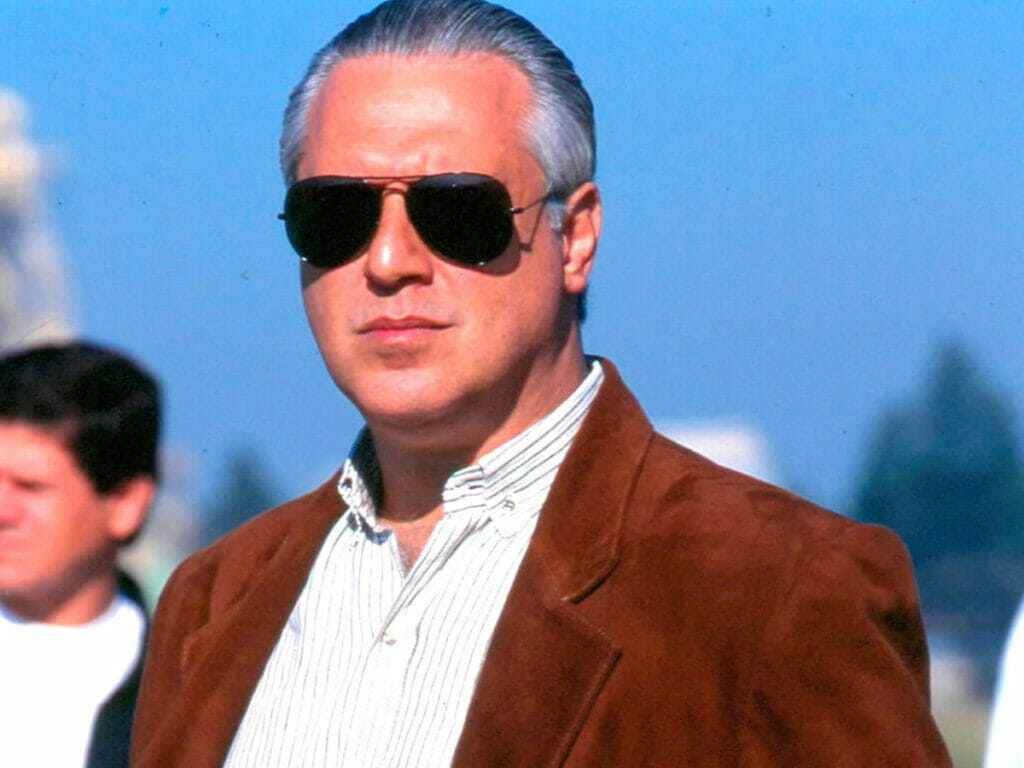 Bruno Mezenga (Antonio Fagundes) em O Rei do Gado