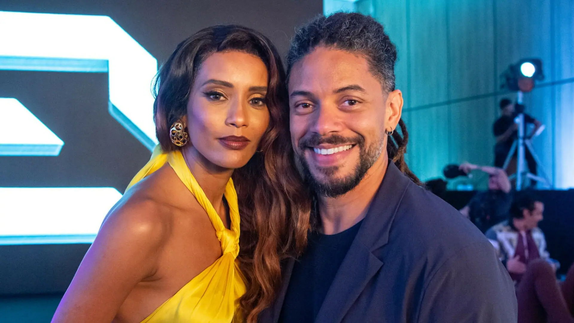Clarice (Taís Araújo) e Italo (Paulo Lessa) em Cara e Coragem