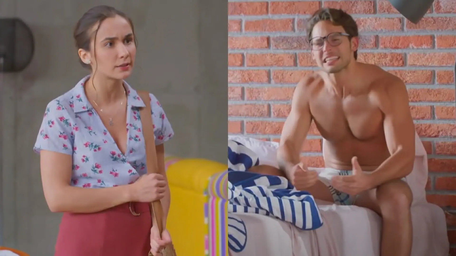 Dafne (Julia Urbini) e Gael (Emmanuel Palomares) de Vencer o Desamor