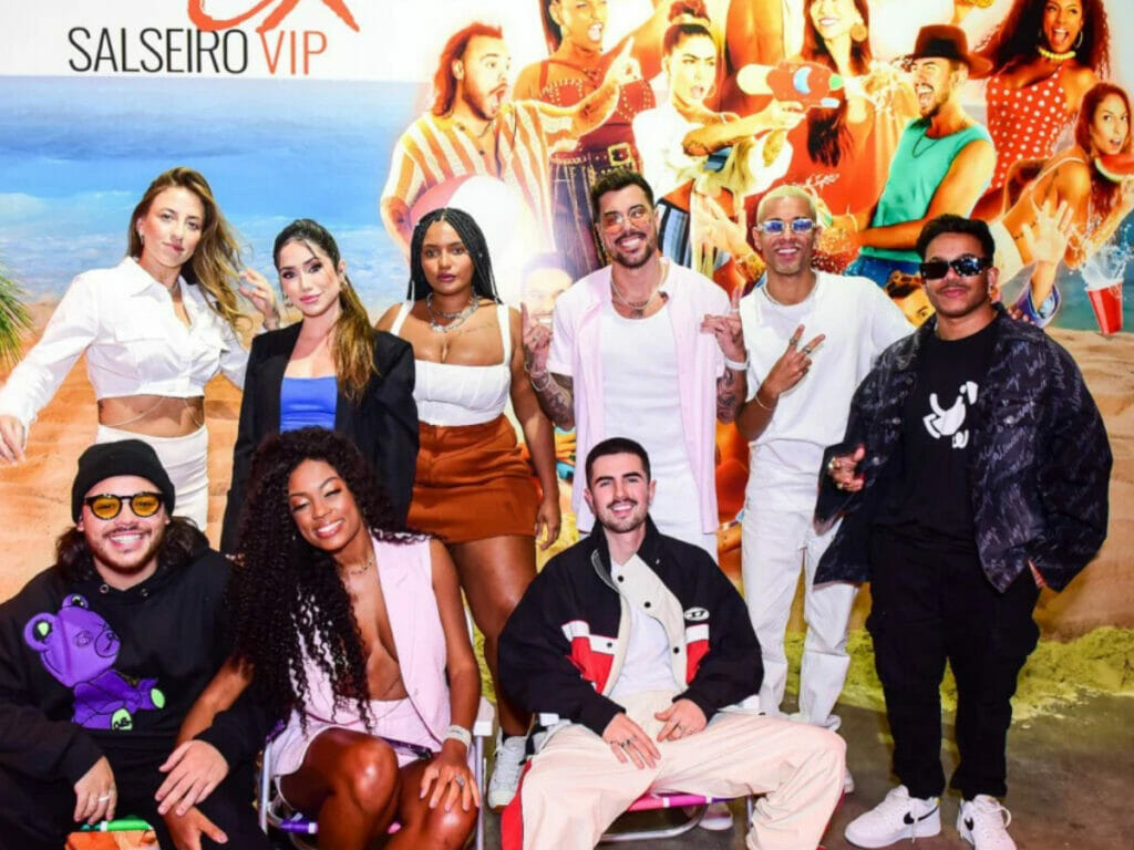 Elenco do De Férias com o Ex Caribe