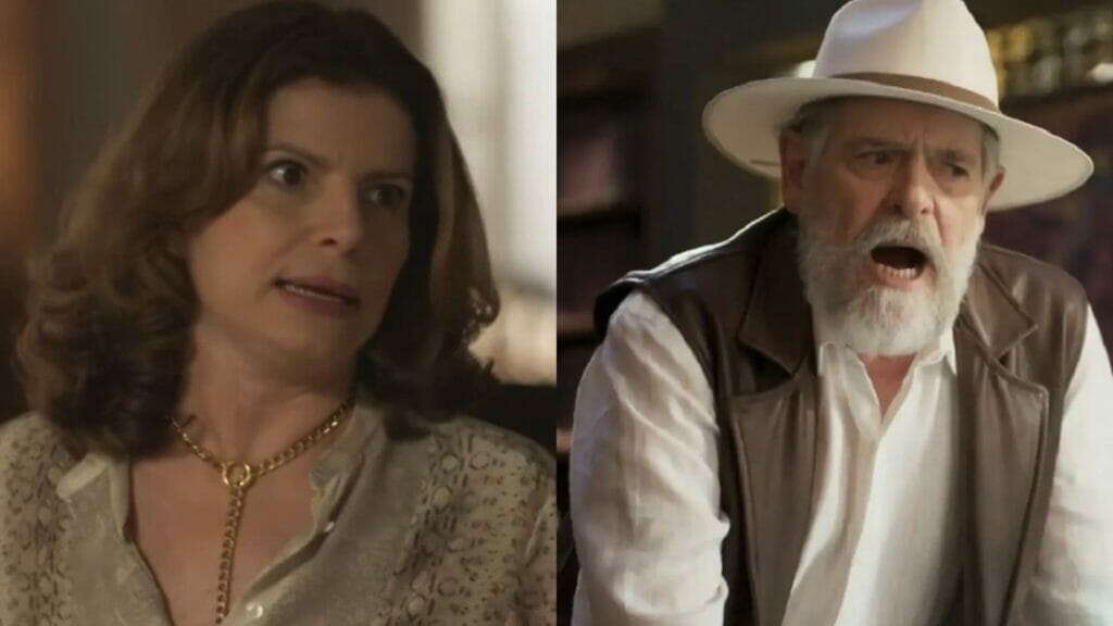 Deodora (Débora Bloch) e Tertúlio (José de Abreu) de Mar do Sertão