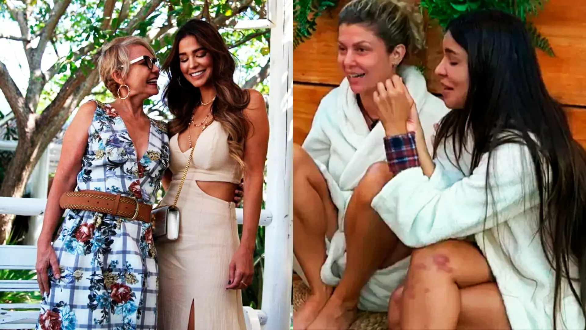 Dona Corcina Leite, Kerline Cardoso e Bárbara Borges