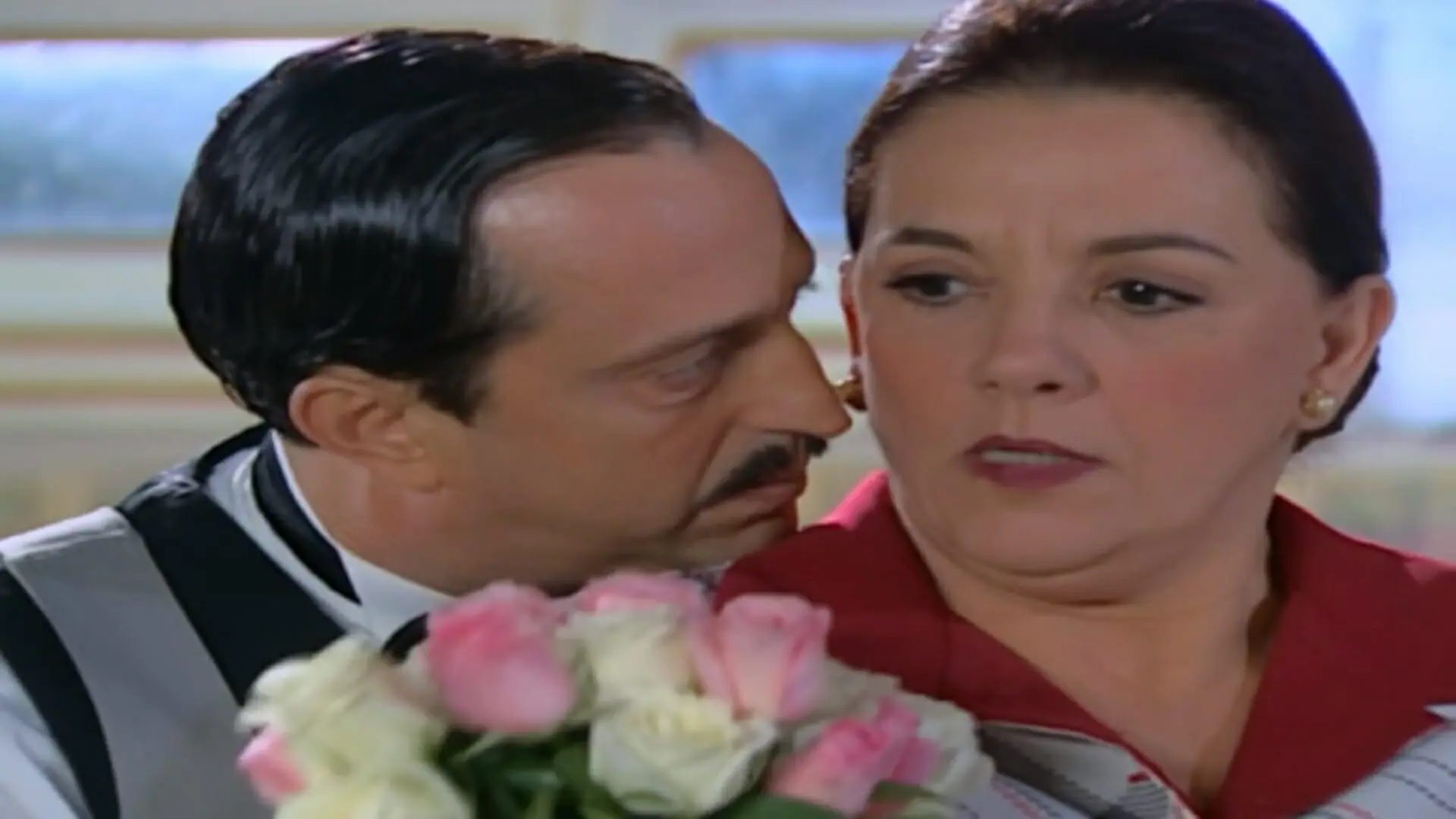 Epaminondas (Ary França) e Dona Mocinha (Denise Del Vecchio) de Chocolate com Pimenta