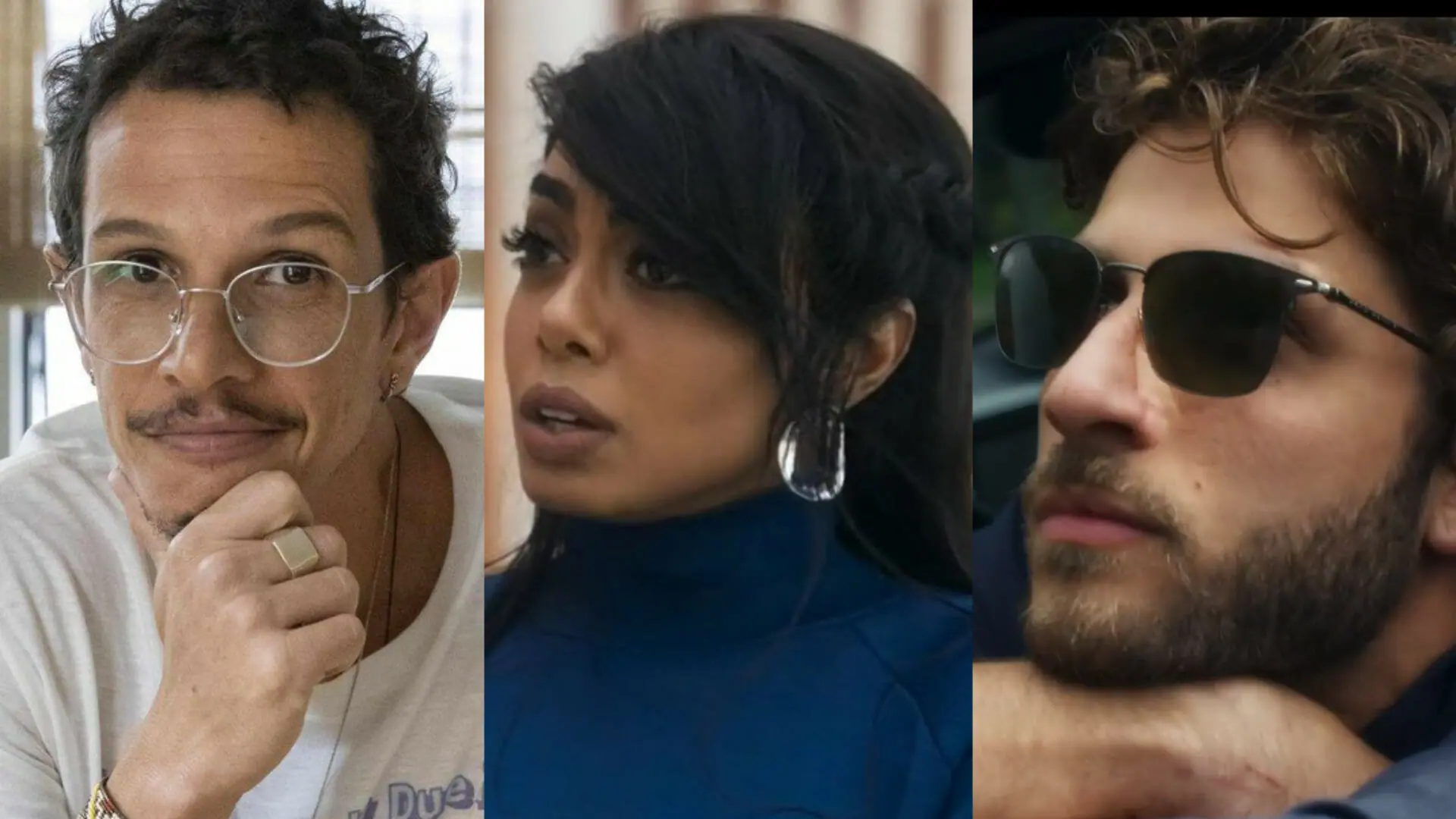 Gil (Rafael Losso), Talita (Dandara Mariana) e Ari (Chay Suede)