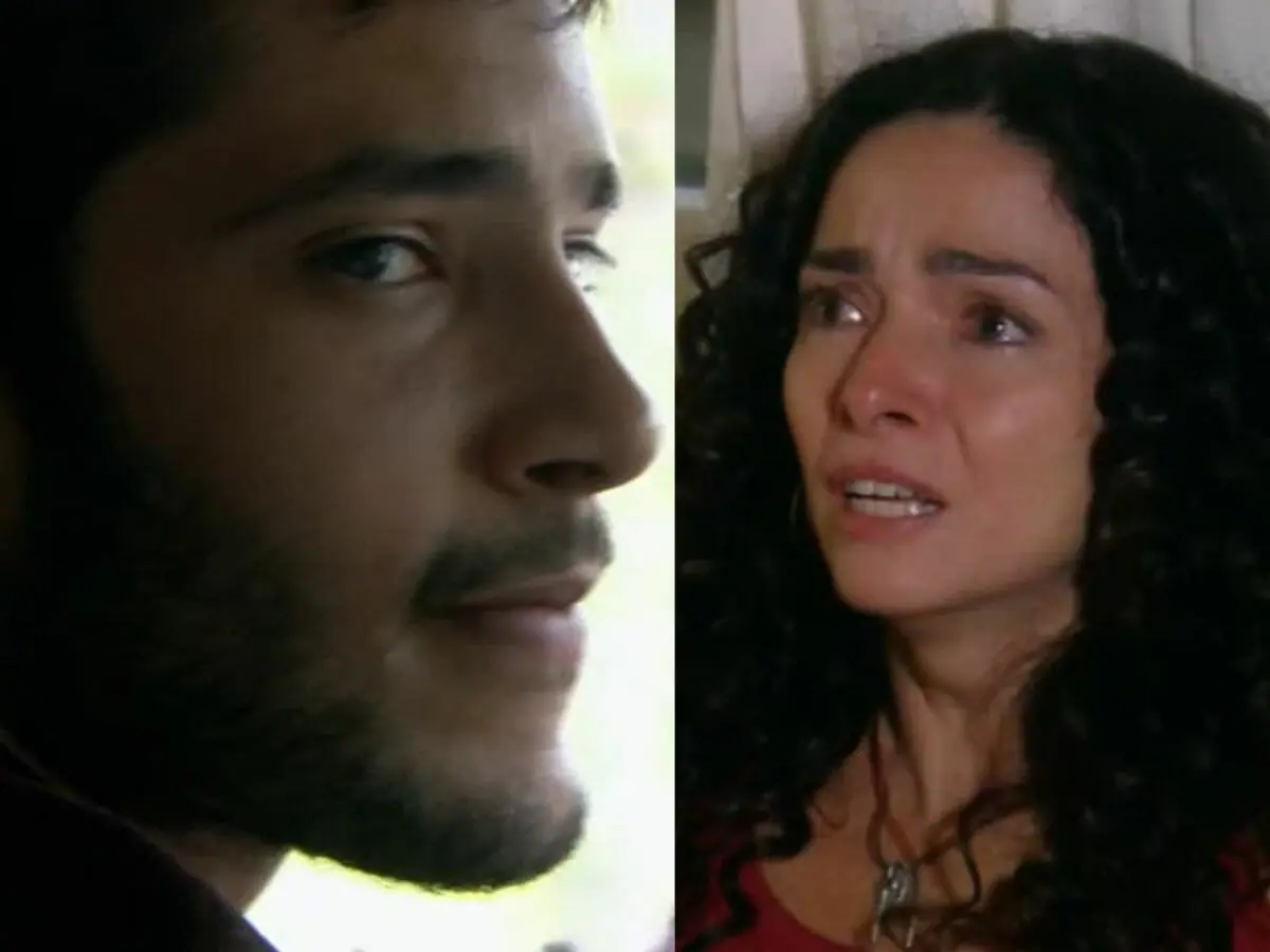 Juca (Bento Ribeiro) e Cida (Claudia Ohana) em A Favorita