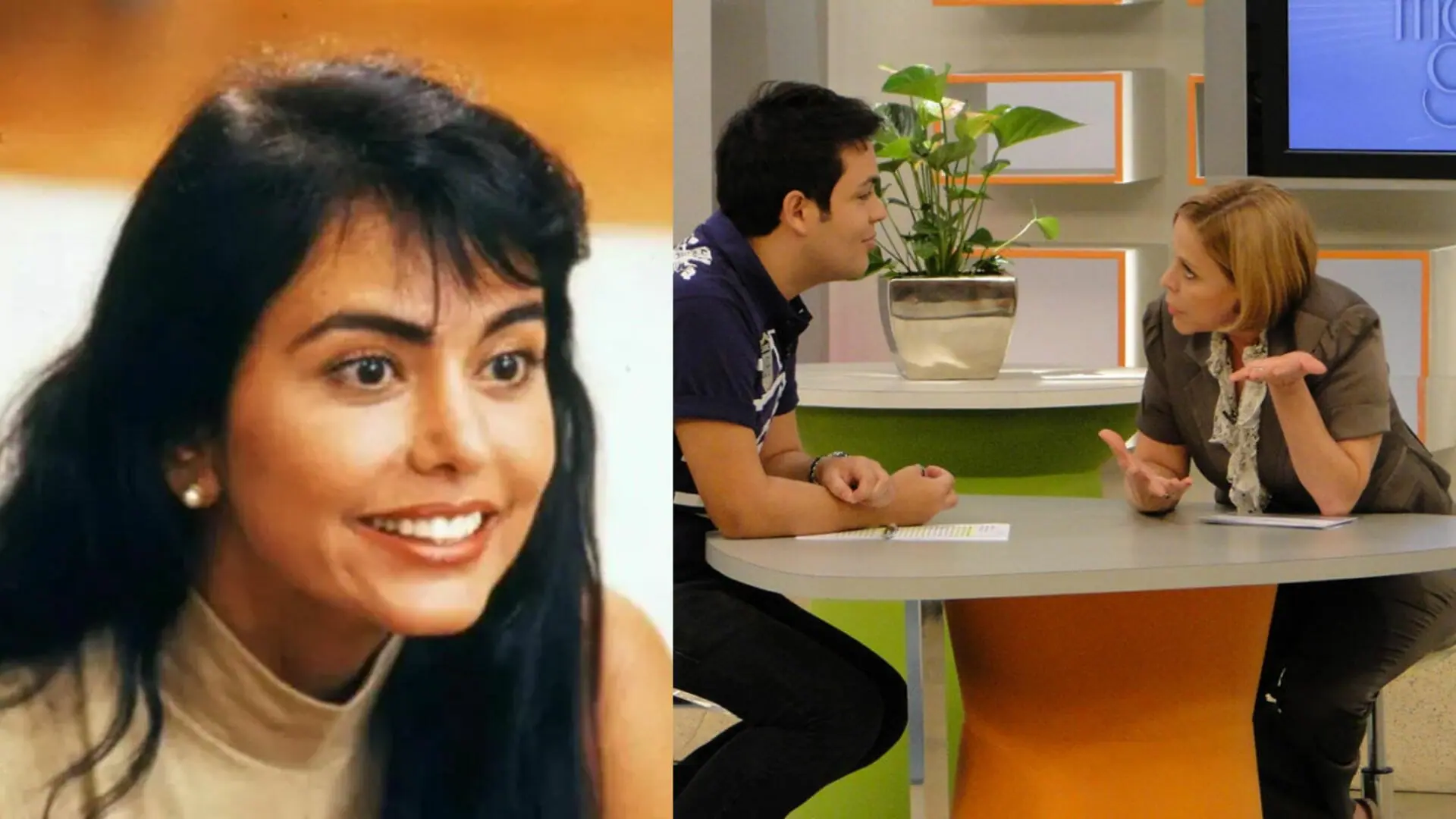 Leila Lopes e, ao lado, Marcelo Bandeira e Claudete Troiano