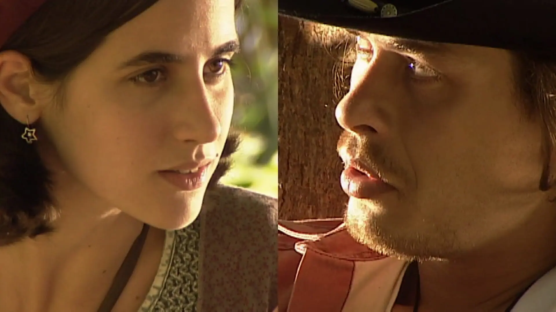 Liliana (Mariana Lima) e Marcos (Fábio Assunção) de O Rei do Gado