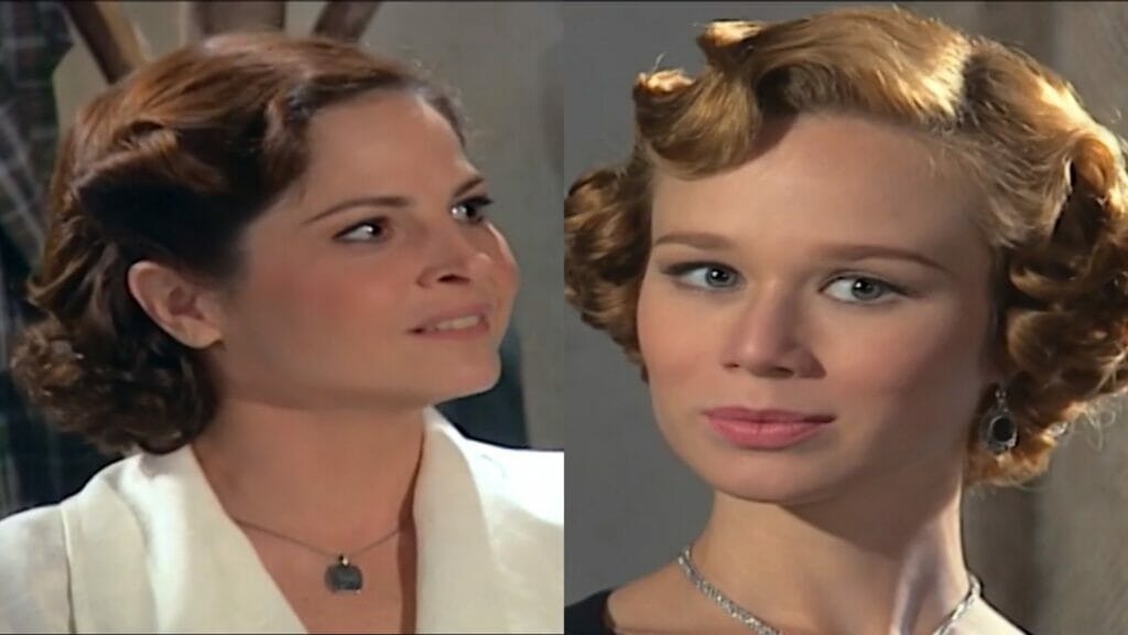 Márcia (Drica Moraes) e Ana Francisca (Mariana Ximenes) de Chocolate com Pimenta