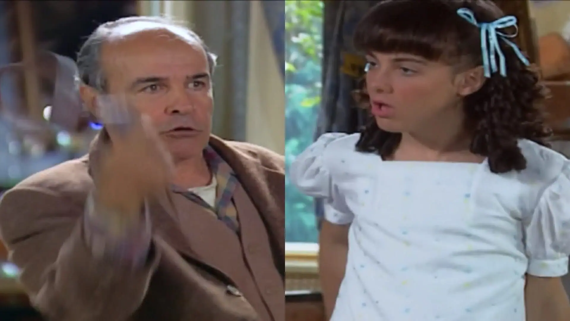 Margarido (Osmar Prado) e Bernadete (Kaky Brito) de Chocolate com Pimenta