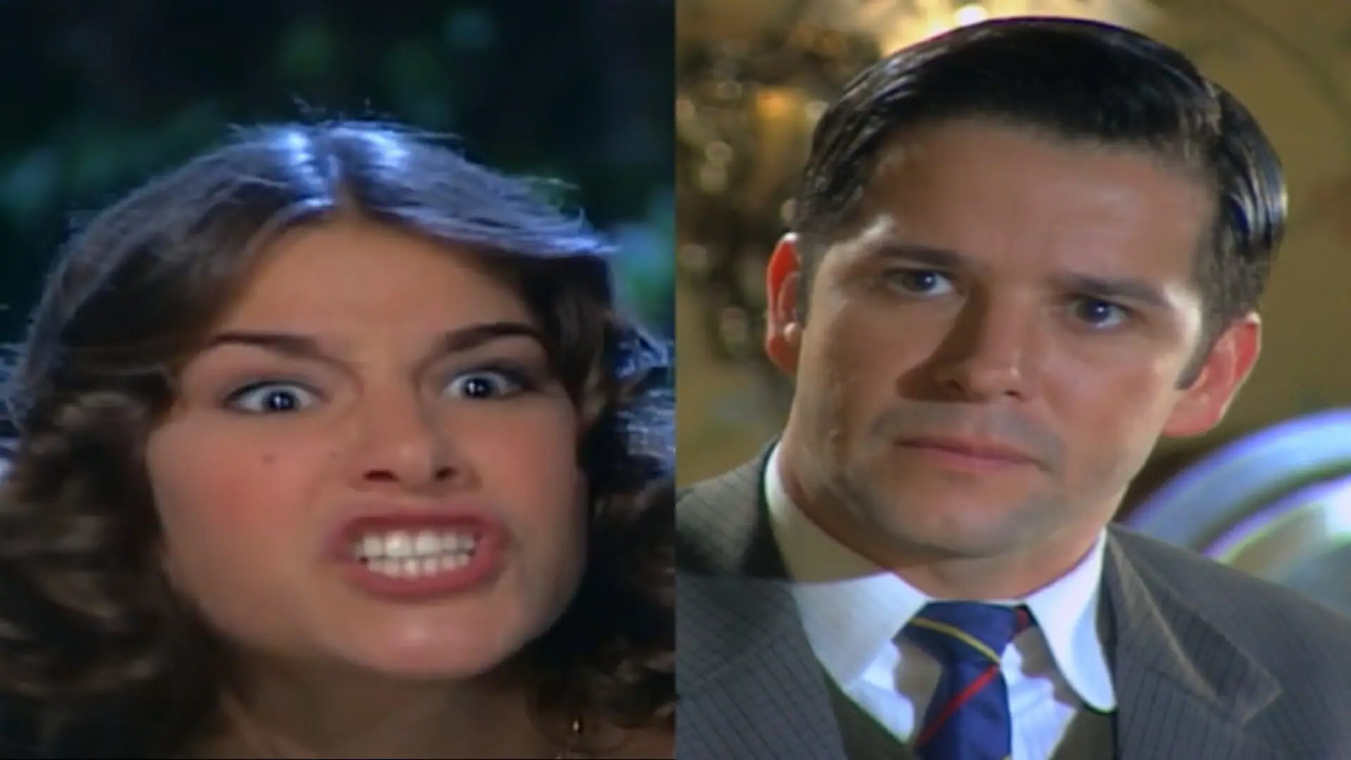 Olga (Priscila Fantin) e Danilo (Murilo Benício) de Chocolate com Pimenta