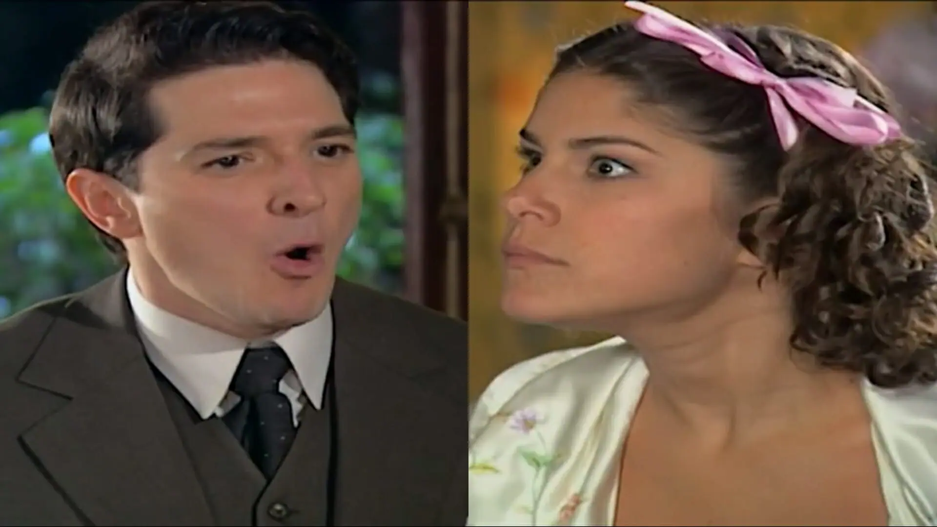 Paulo (Guilherme Piva) e Olga (Priscila Fantin) de Chocolate com Pimenta
