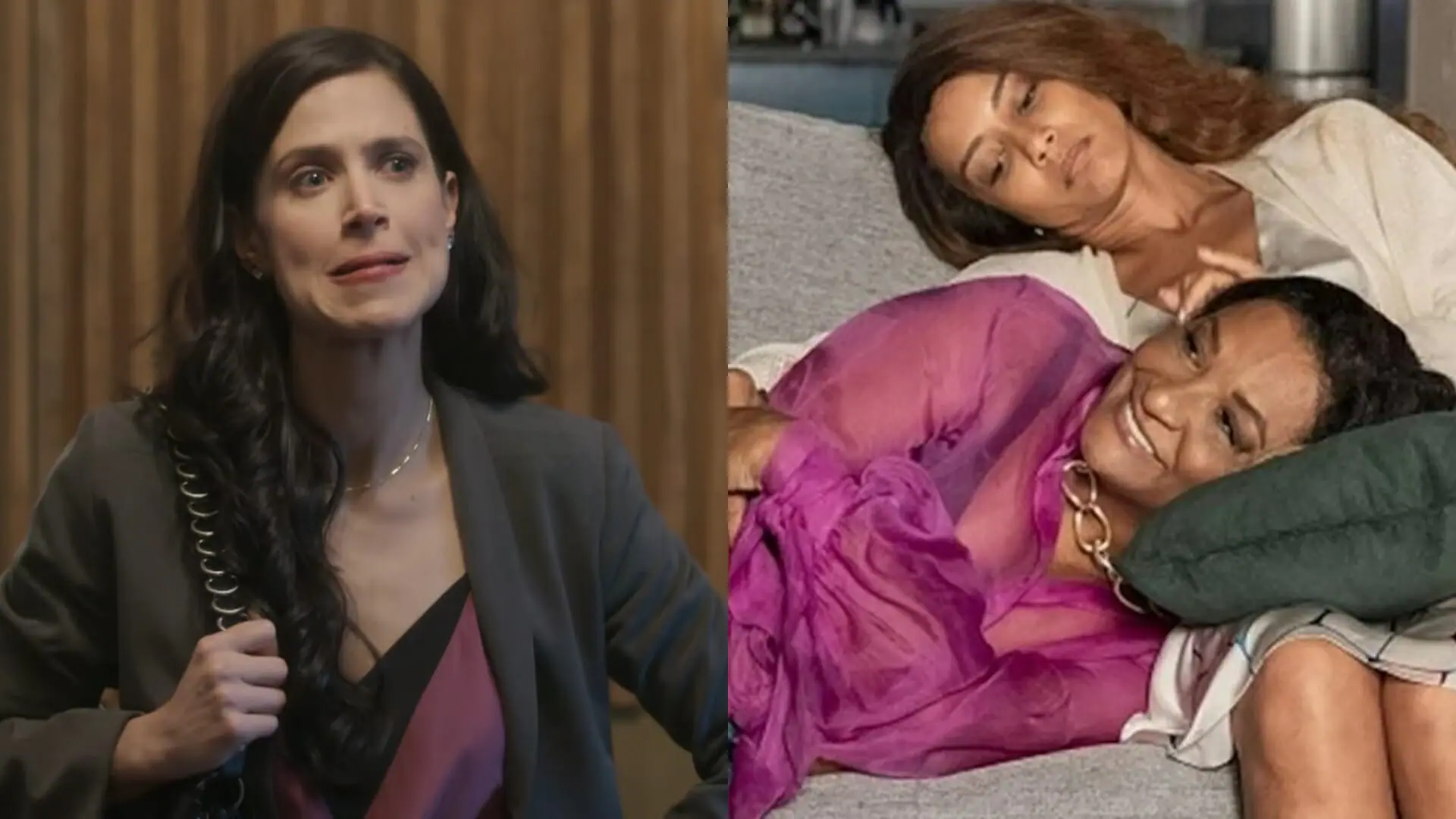 Regina (Mel Lisboa), Clarice (Taís Araujo) e Martha (Claudia Di Moura) de Cara e Coragem