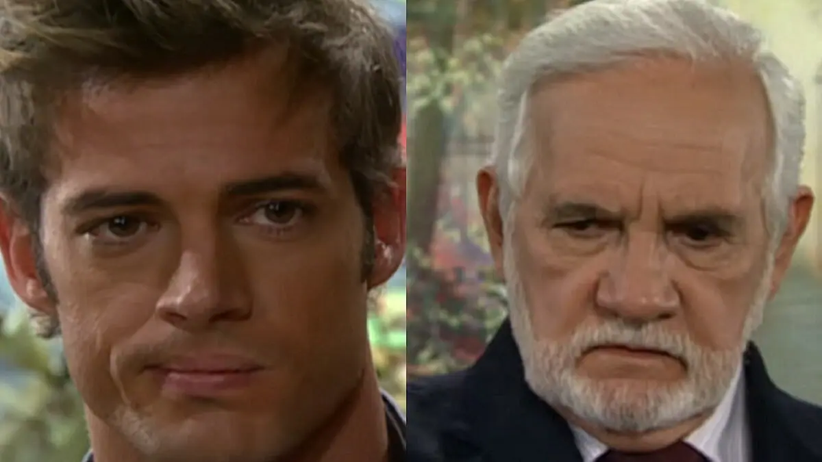 João Miguel (William Levy) e Patrício (Ricardo Blume) em Cuidado com o Anjo