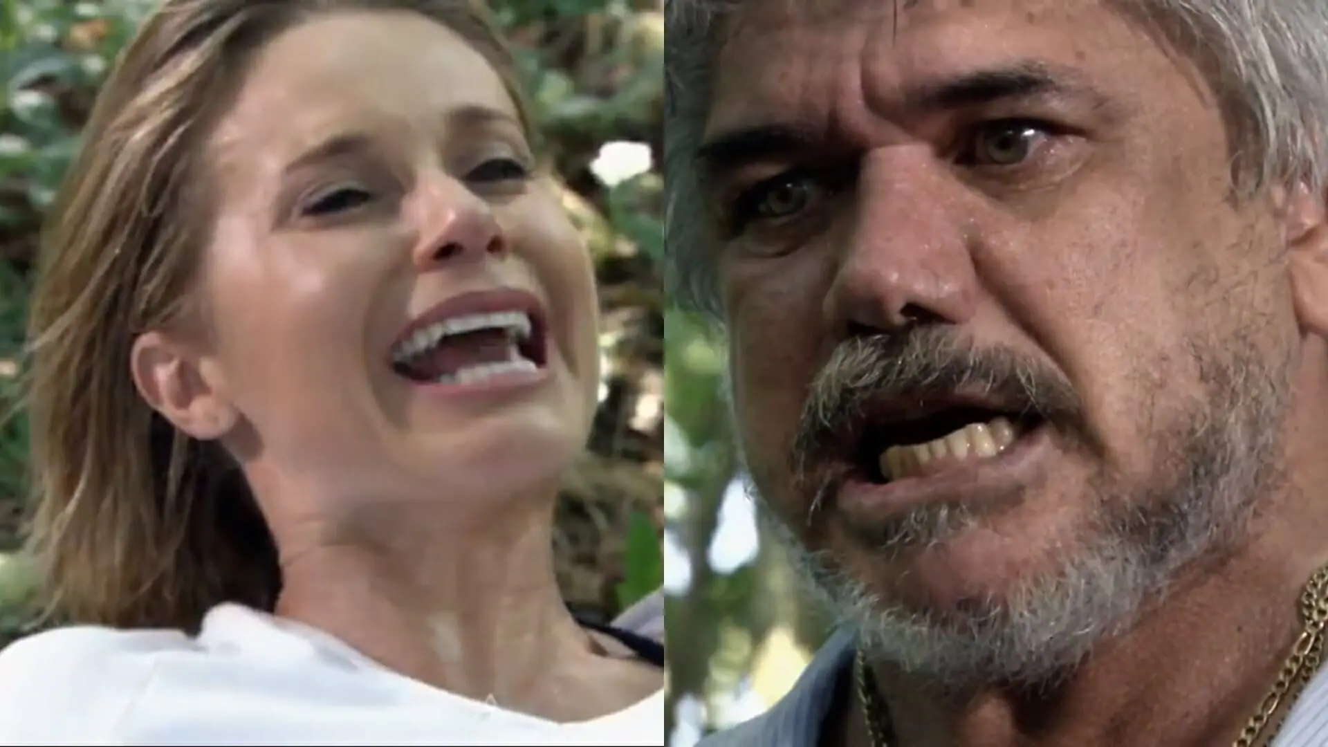 Stela (Paula Burlamaqui) e Léo (Jackson Antunes) de A Favorita