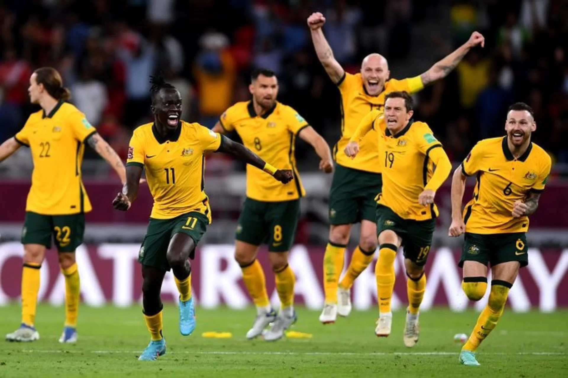 Seleção da Austrália em campo