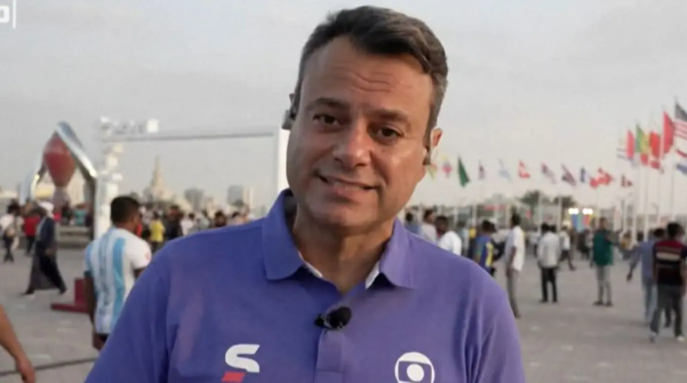 O repórter Eric Faria