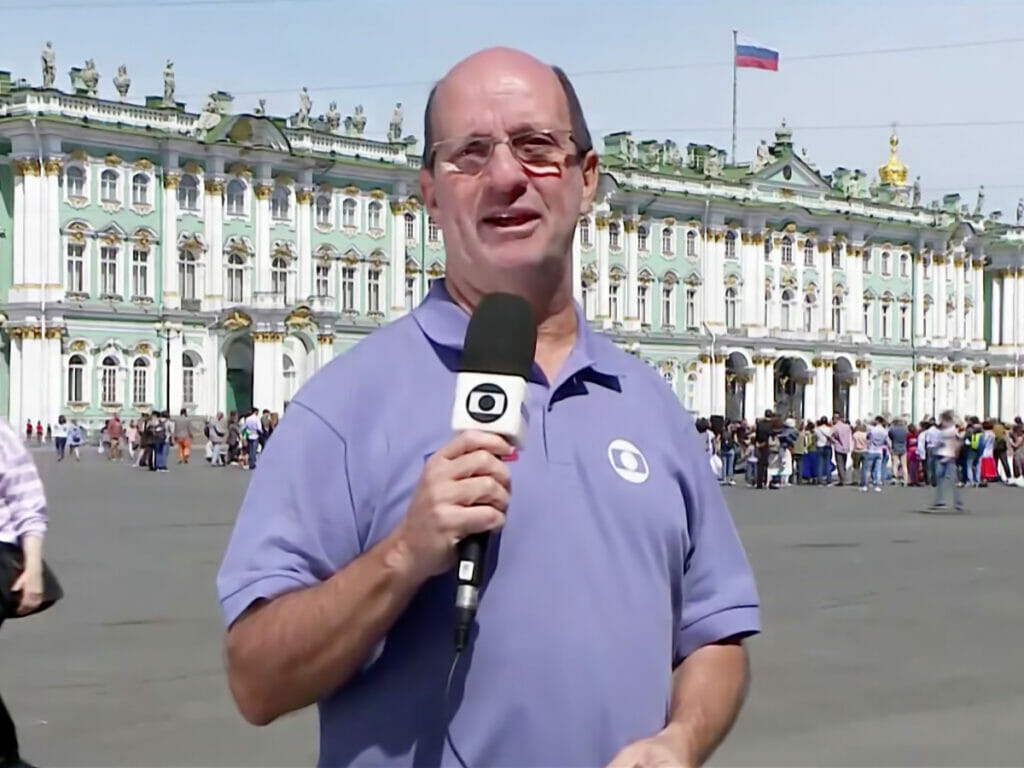 Marcos Uchôa na Copa do Mundo da Rússia, em 2018