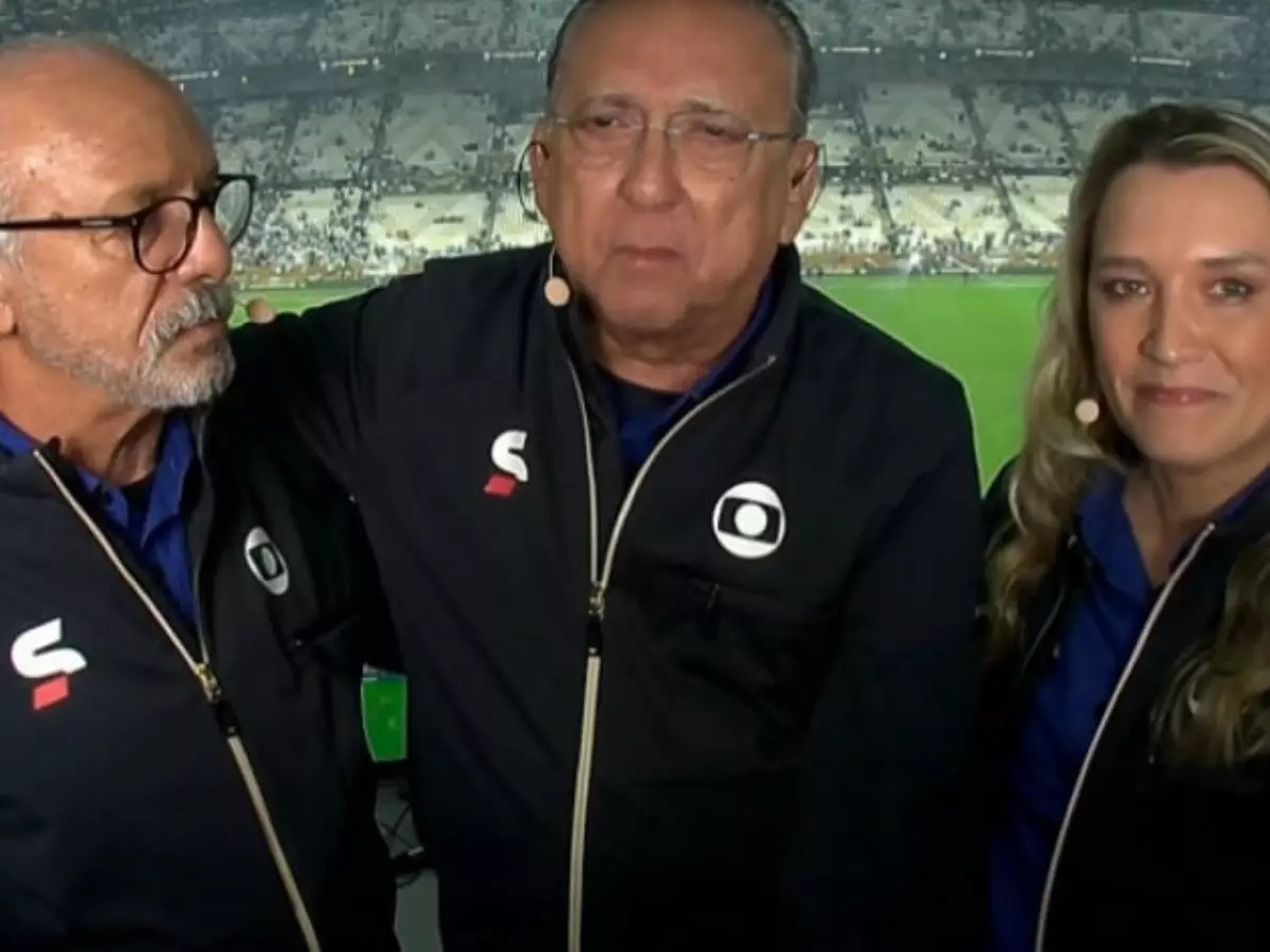 O narrador Galvão Bueno