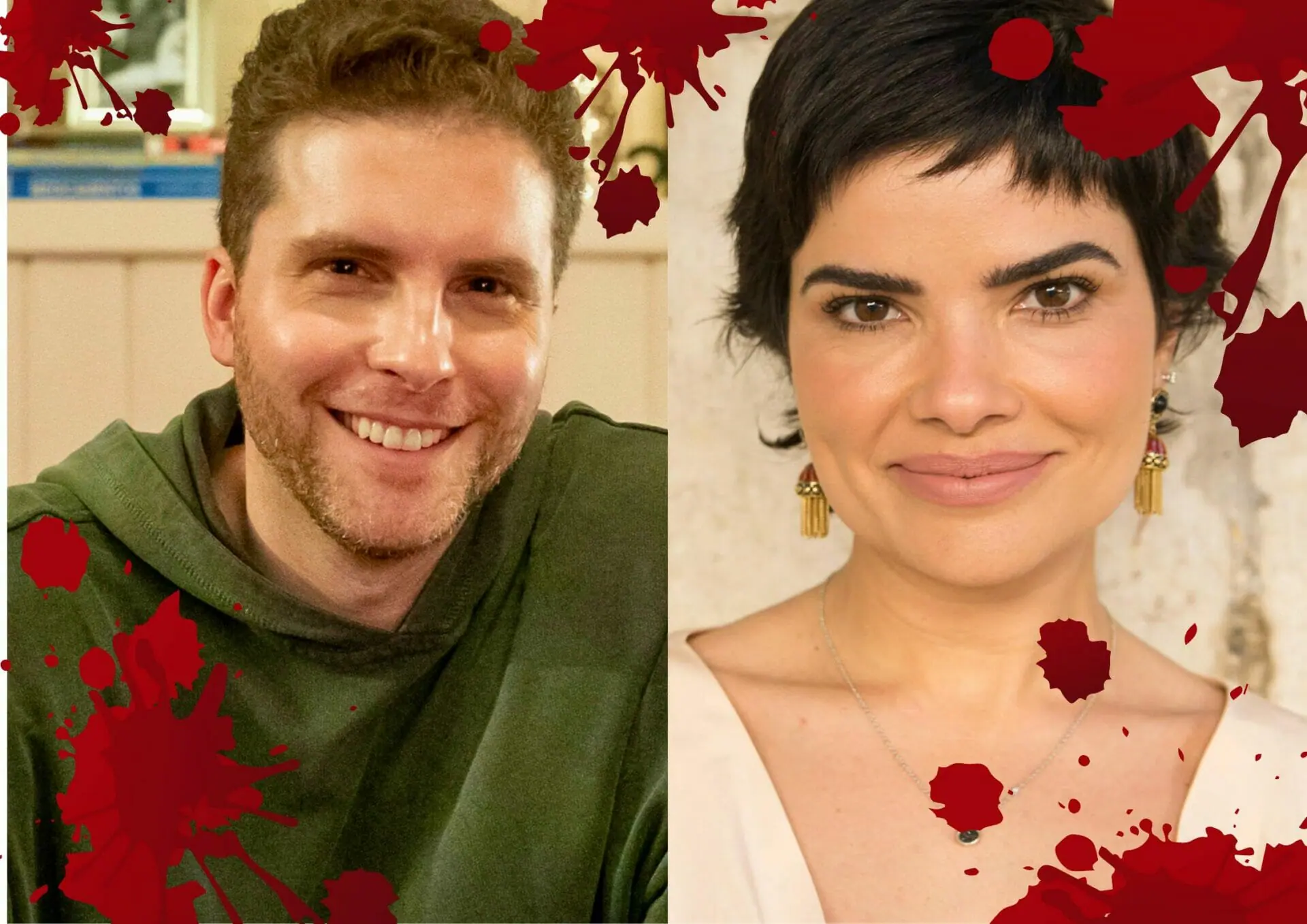 Caíque (Thiago Fragoso) e Leonor (Vanessa Giácomo) em Travessia