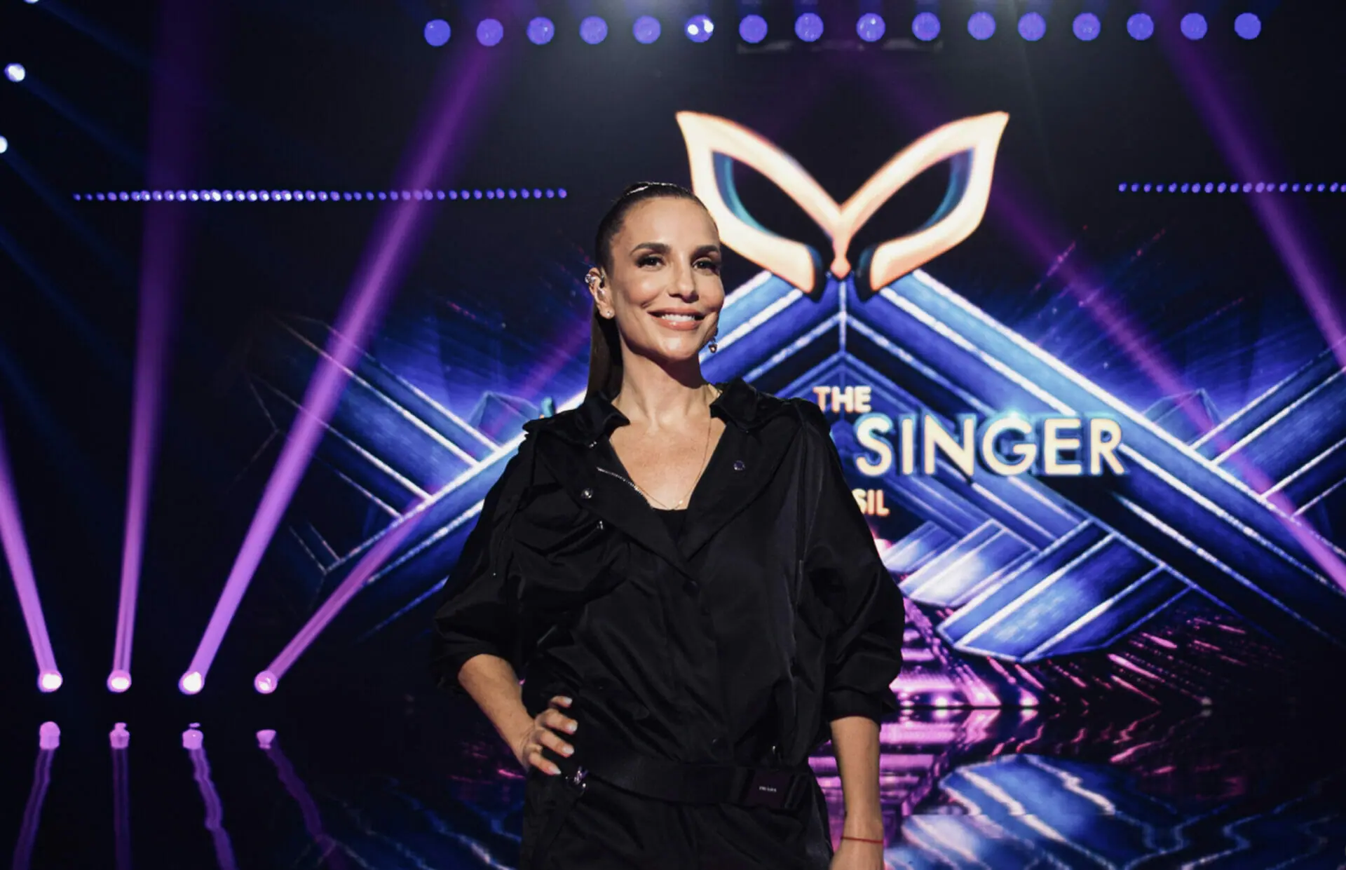 Ivete Sangalo nos bastidores do The Masked Singer