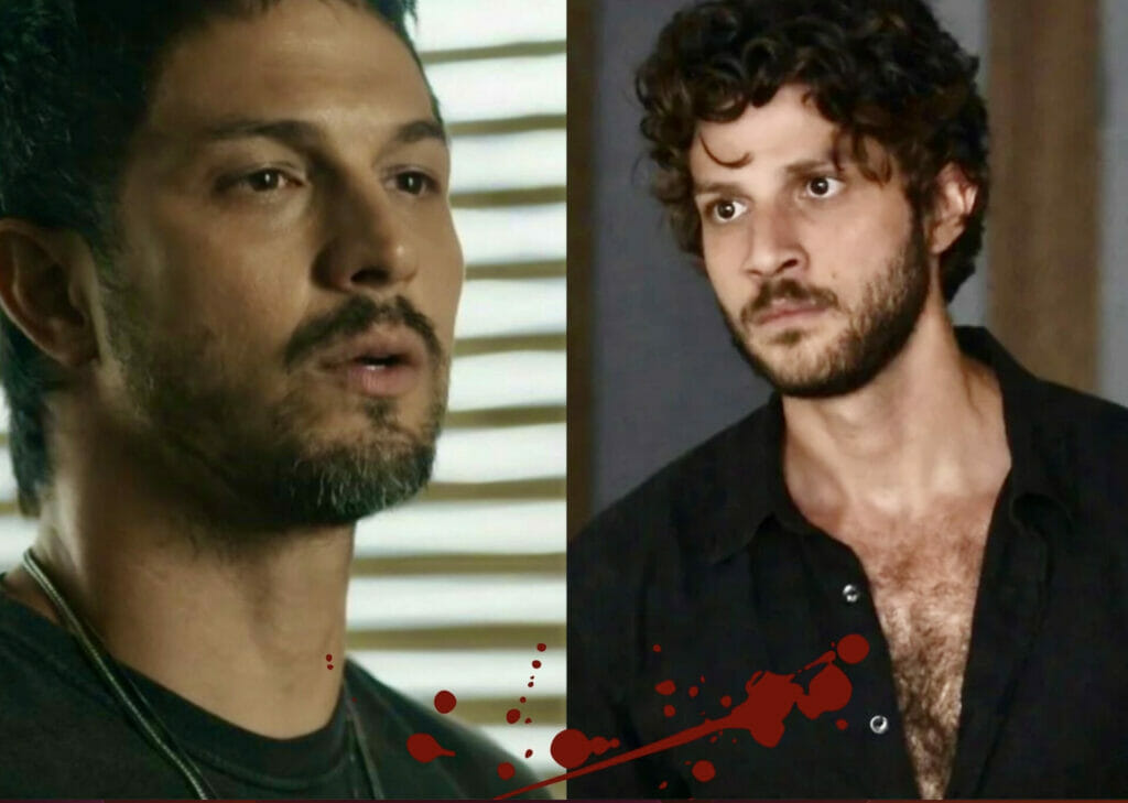 Oto (Romulo Estrela) e Ari (Chay Suede) em Travessia