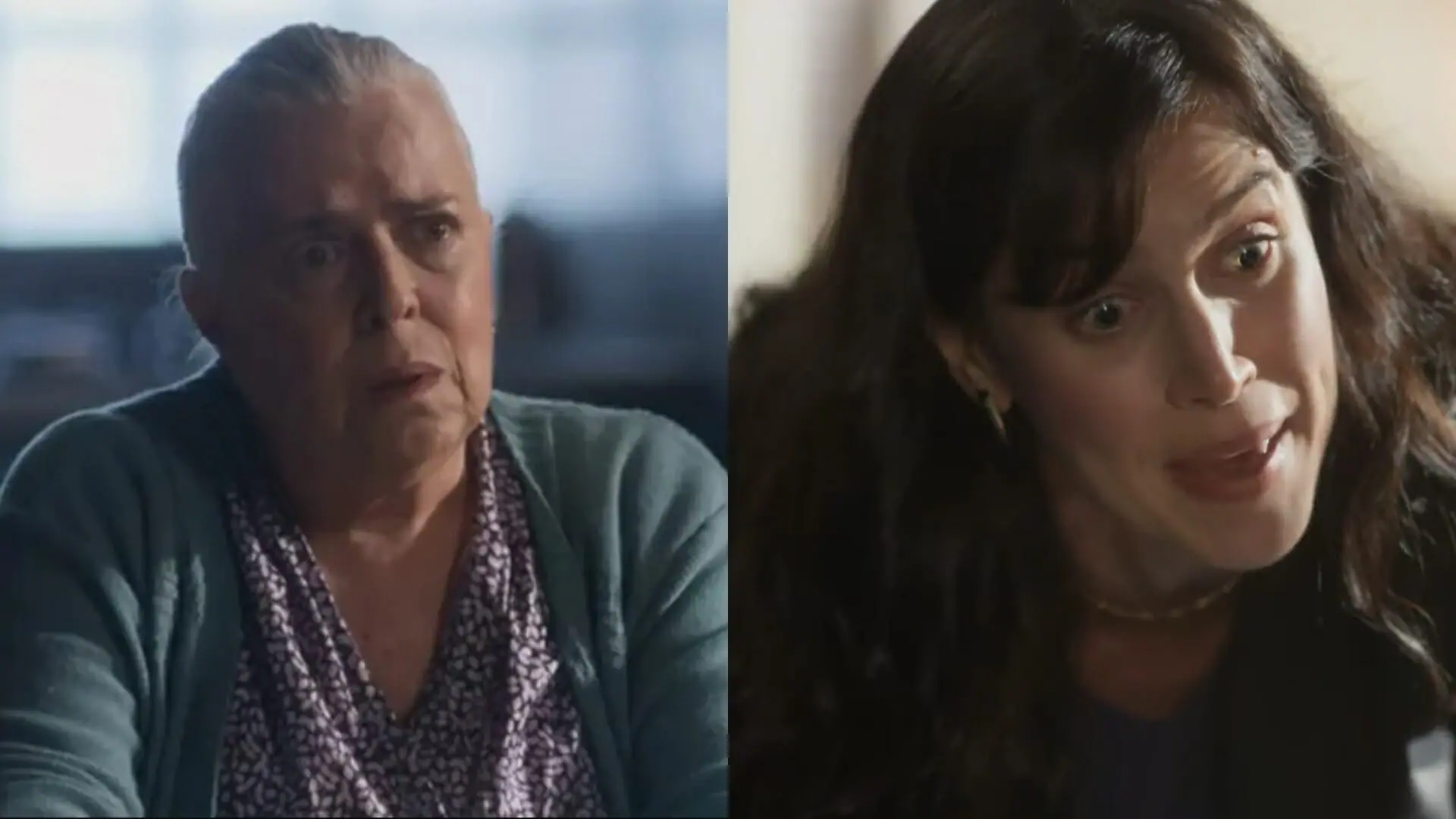 Dagmar (Guida Vianna) e Regina (Mel Lisboa) de Cara e Coragem