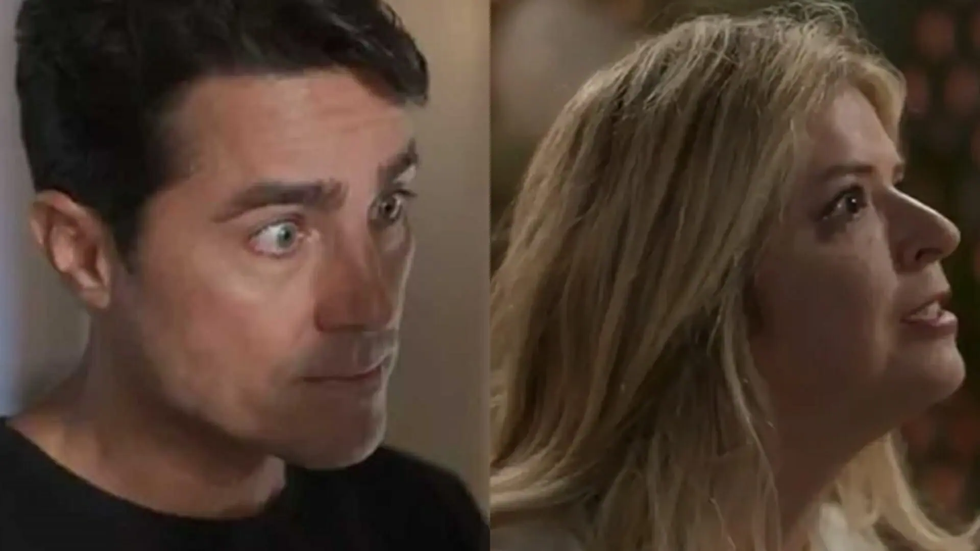 Danilo (Ricardo Pereira) e Rebeca (Mariana Santos) de Cara e Coragem