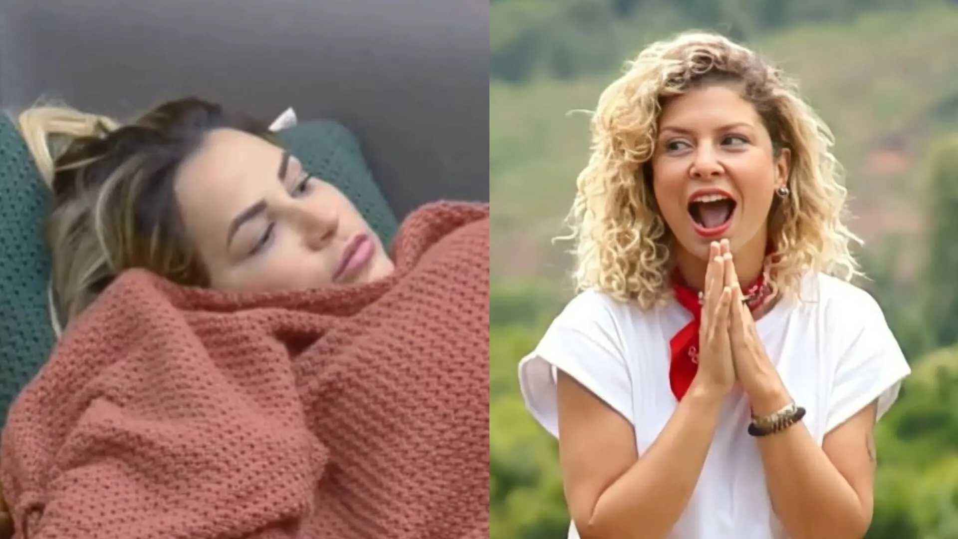 Deolane e Bárbara em A Fazenda 14