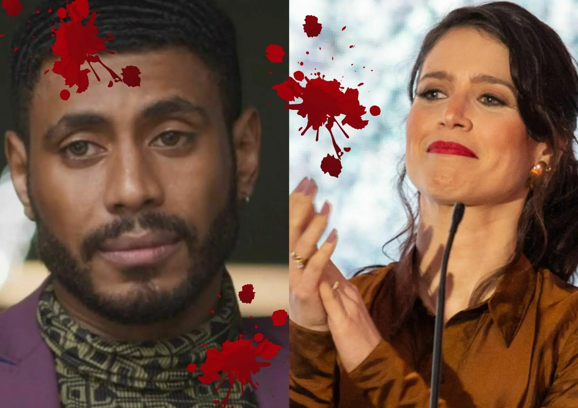 Leonardo (Ícaro Silva) e Regina (Mel Lisboa)