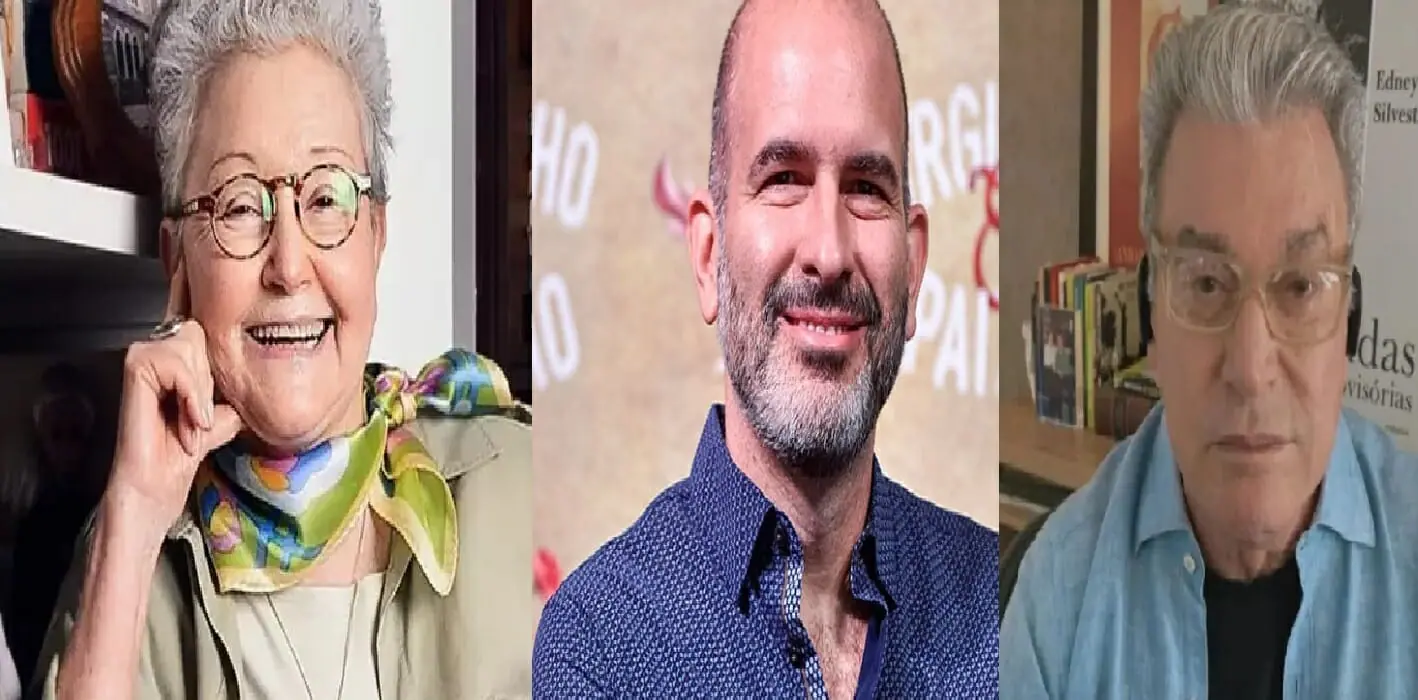Maria Adelaide Amaral, Marcos Bernstein e Edney Silvestre
