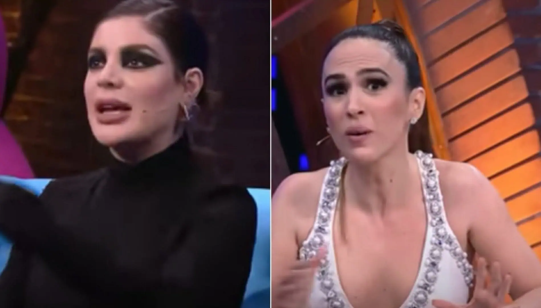 Gkay e Tatá Werneck (reprodução Bola Vip)