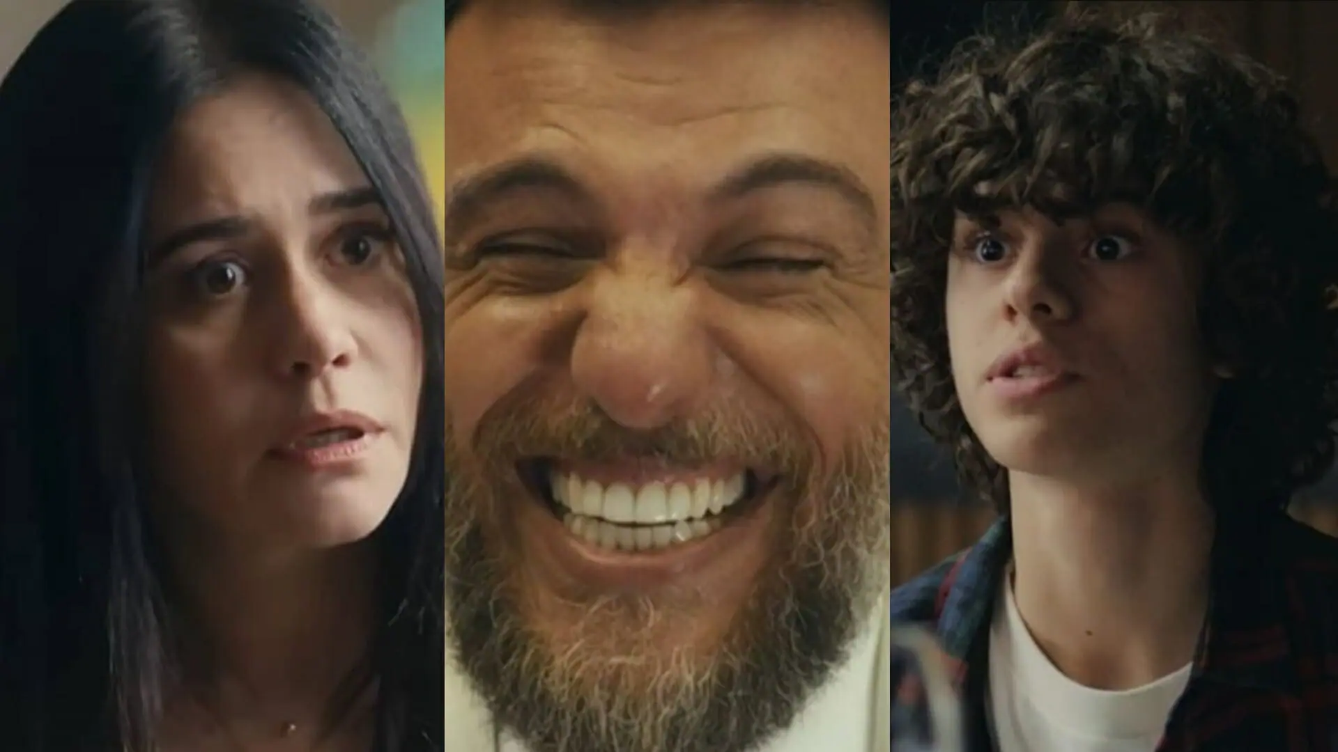 Guida (Alessandra Negrini), Moretti (Rodrigo Lombardi) e Rudá (Guilherme Cabral) de Travessia