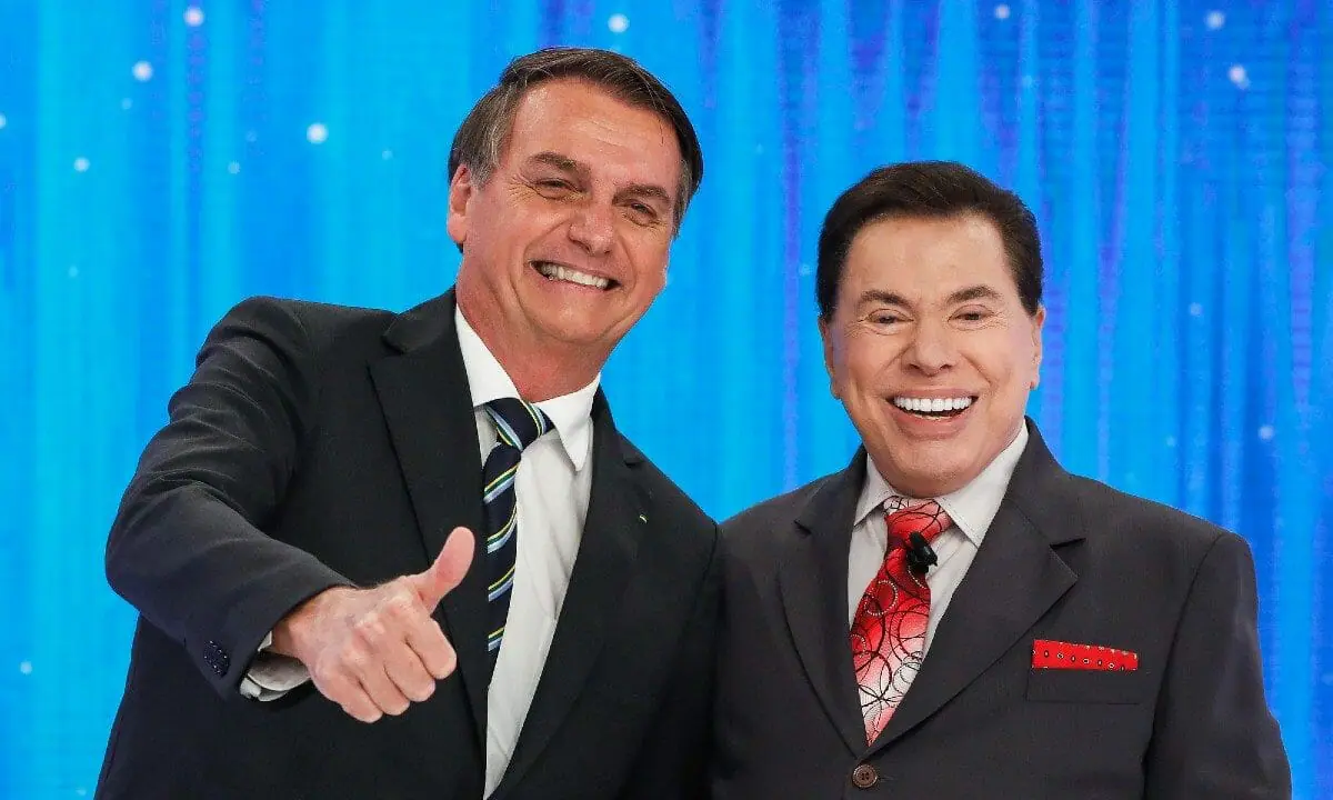 Jair Bolsonaro e Silvio Santos