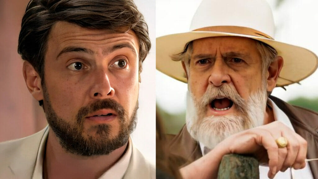José (Sérgio Guizé) e Tertúlio (José de Abreu) em Mar do Sertão