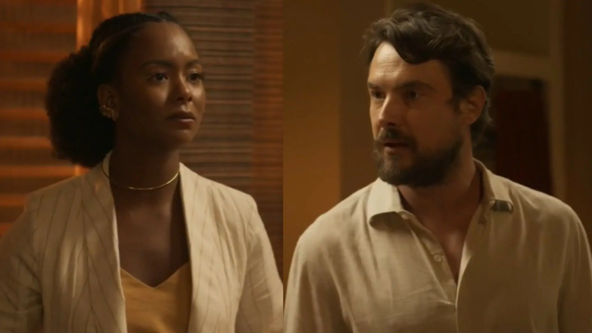 Laura (Eli Ferreira) e José (Sérgio Guizé) em Mar do Sertão