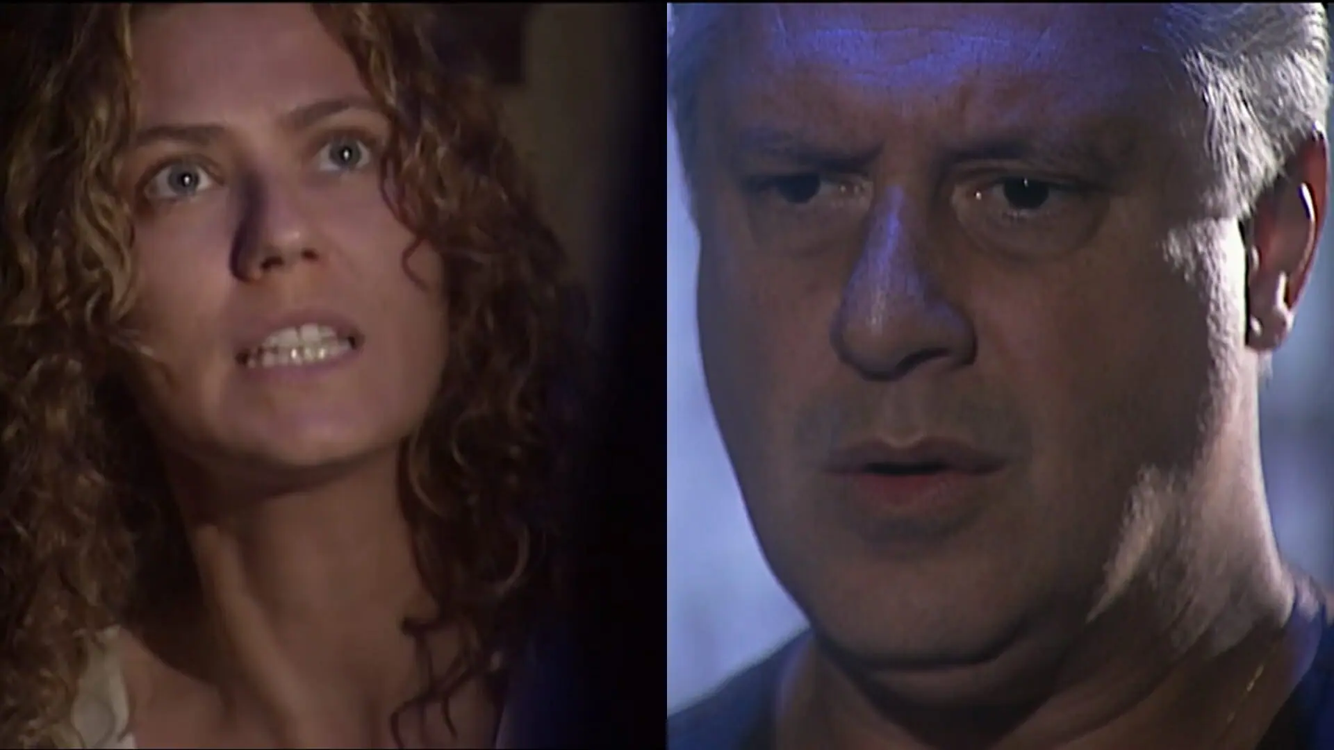 Luana (Patrícia Pillar) e Bruno (Antonio Fagundes) de O Rei do Gado