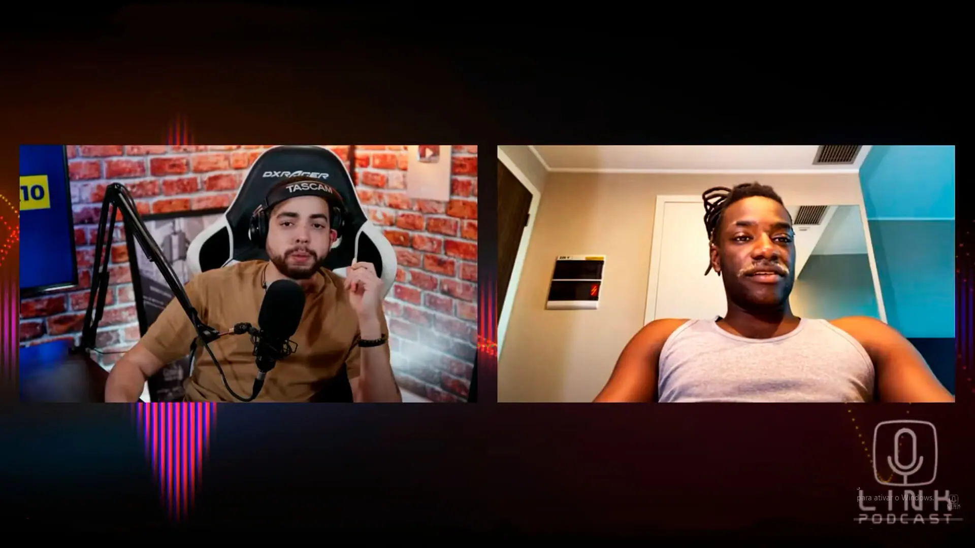 Lucas Selfie e Pelé MilFlows no Link Podcast
