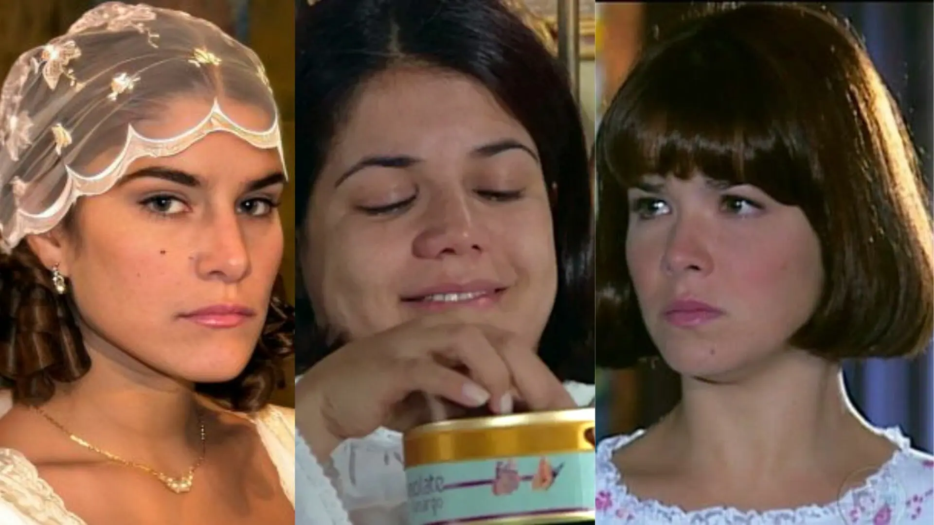 Olga (Priscila Fantin), Graça (Nívea Stelmann) e Celina (Samara Felippo) em Chocolate com Pimenta