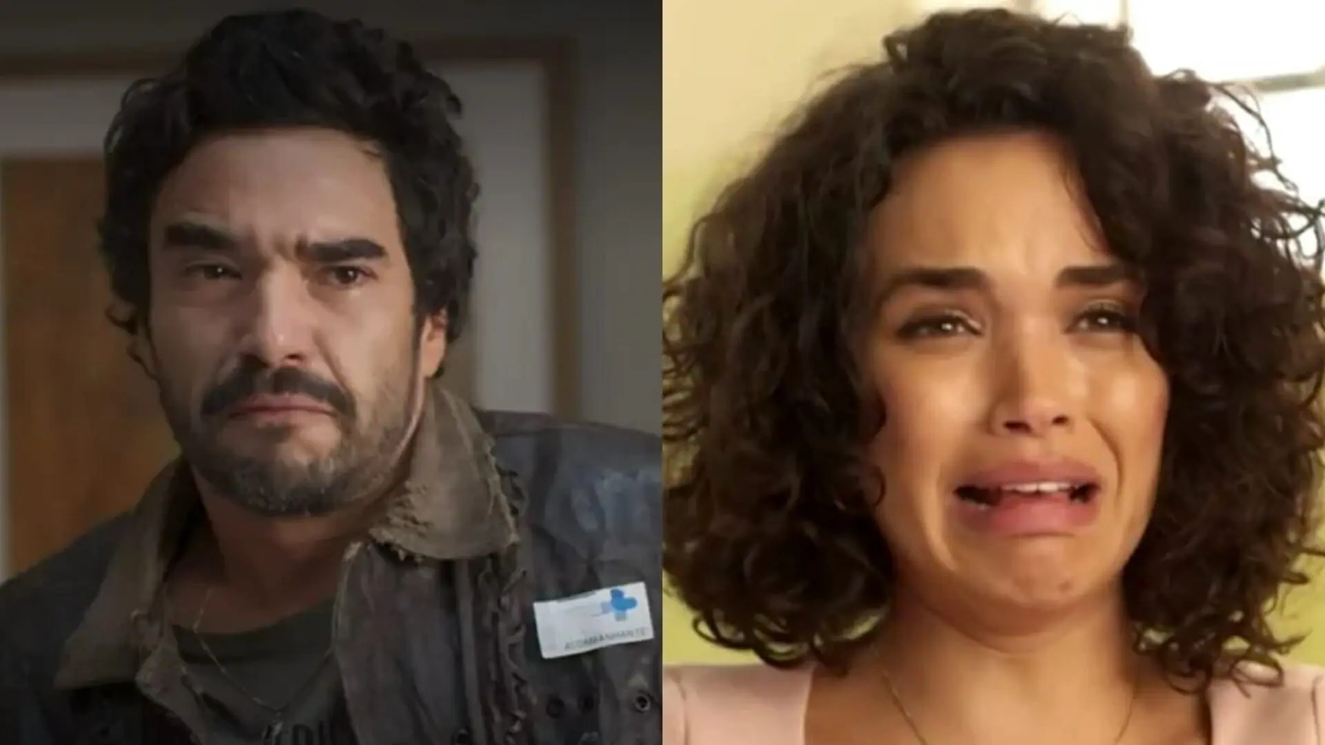 Pajeú (Caio Blat) e Xaviera (Giovana Cordeiro) de Mar do Sertão
